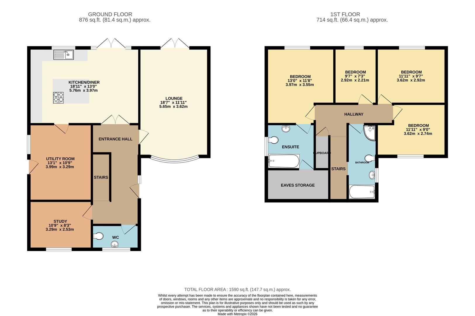 91, Wentwood View, Caldicot floorplan