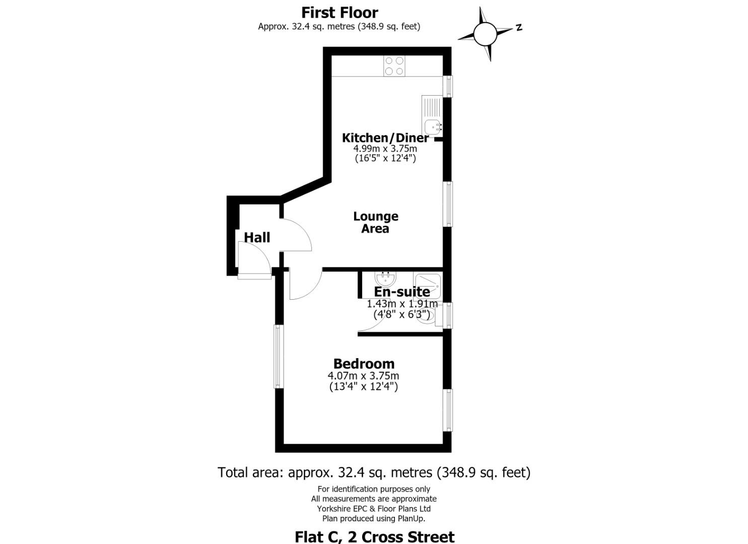Cross Street, Chesterfield floorplan