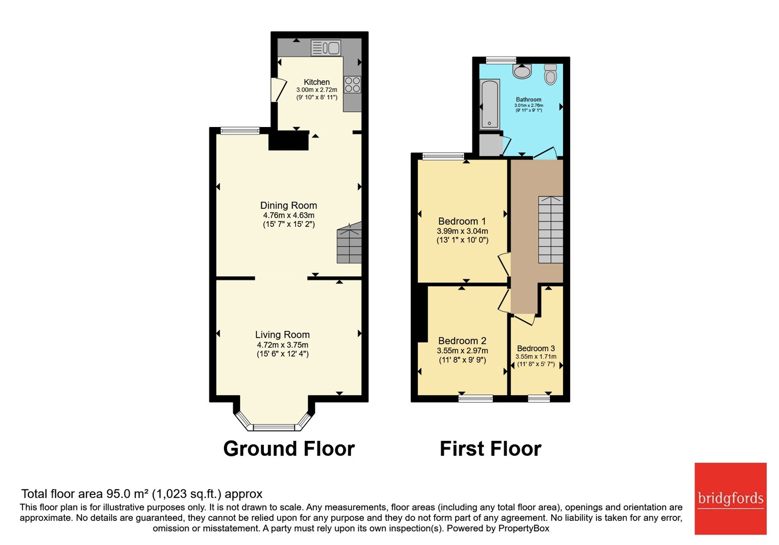 90, Watkin Lane, Preston floorplan