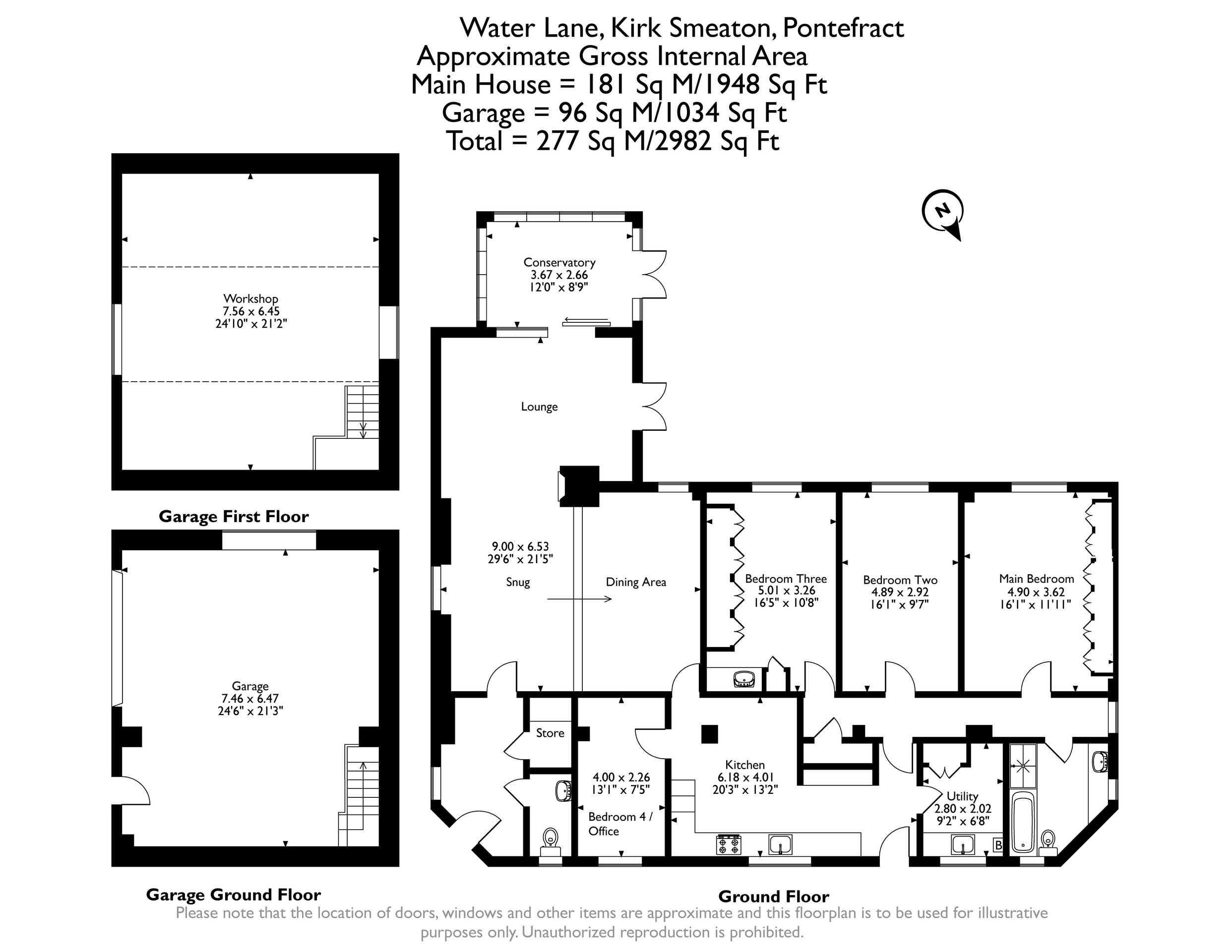 Rivermead, Little Smeaton floorplan