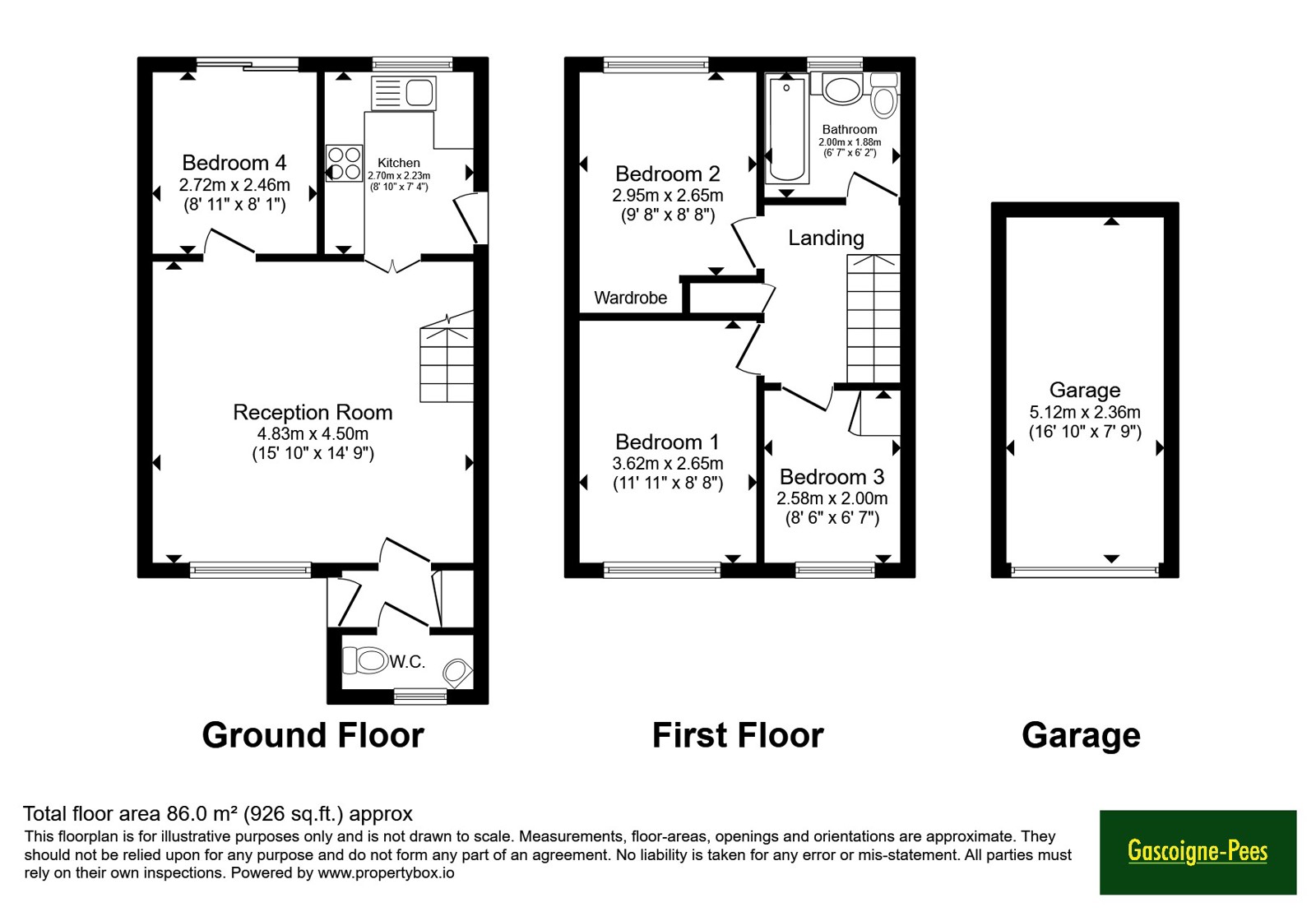 83, Southway, Surrey floorplan