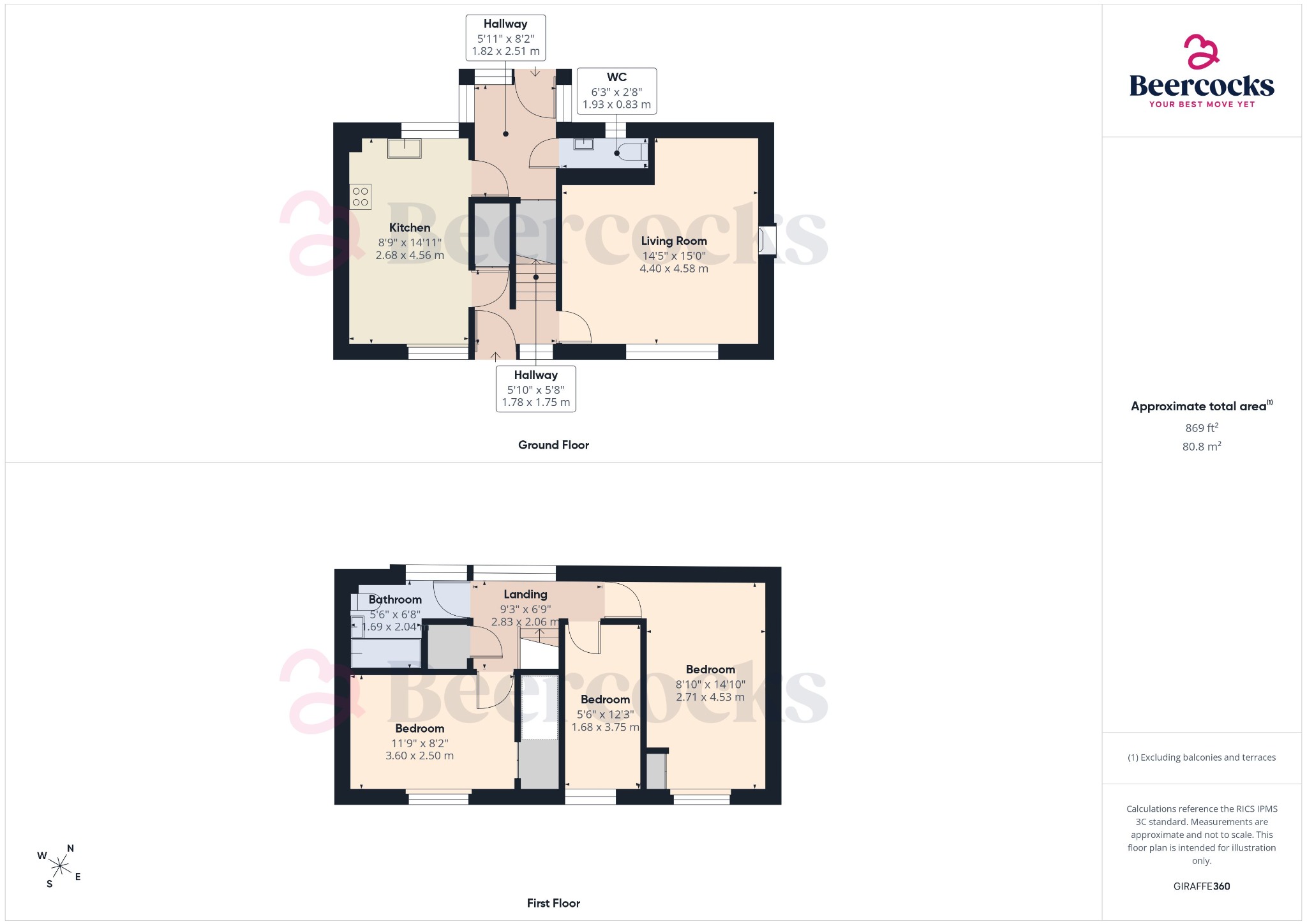 610 Stroud Crescent East, Bransholme, East Riding of Yorkshire floorplan
