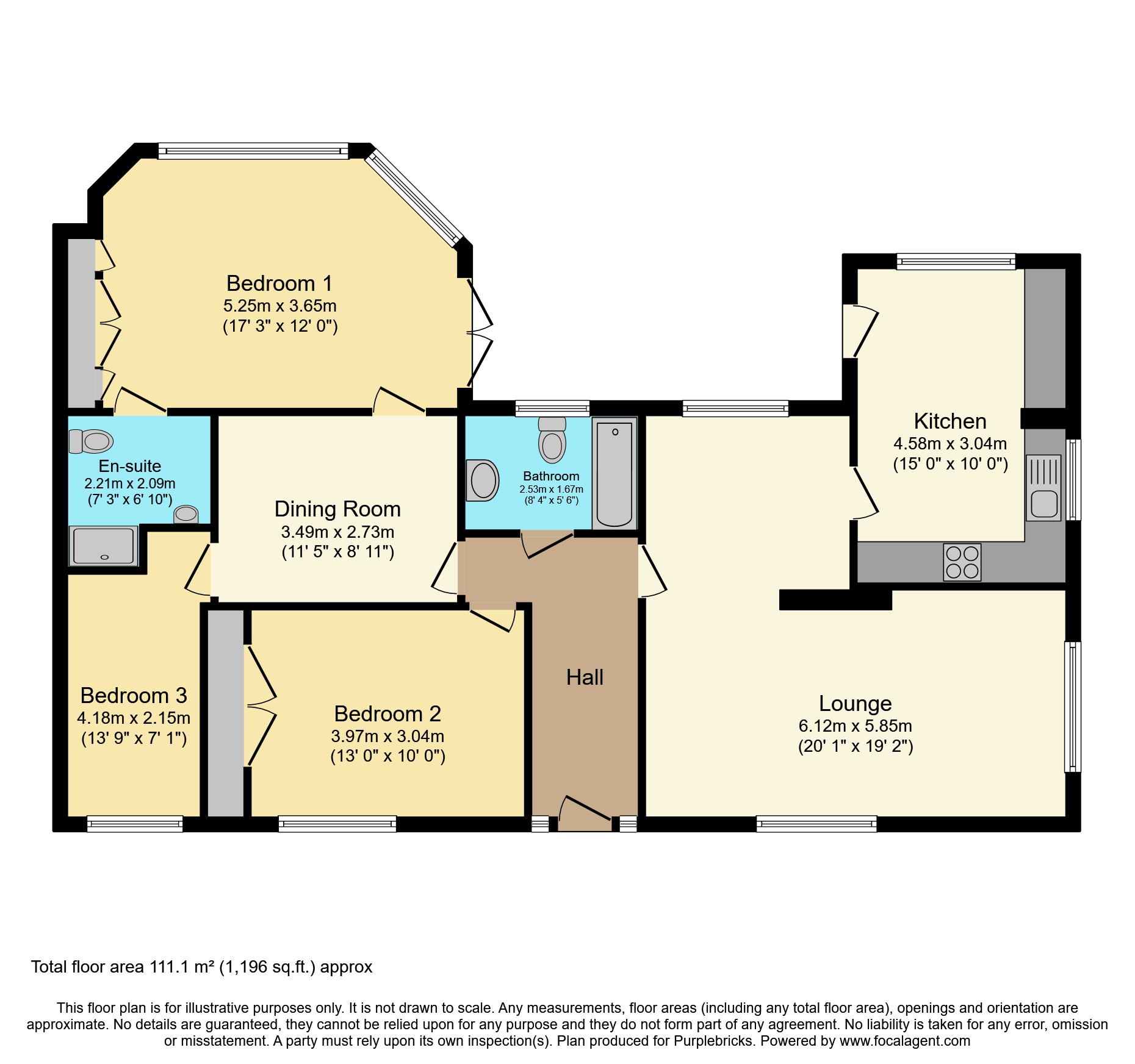 1, Llys Clwyd, Denbigh floorplan