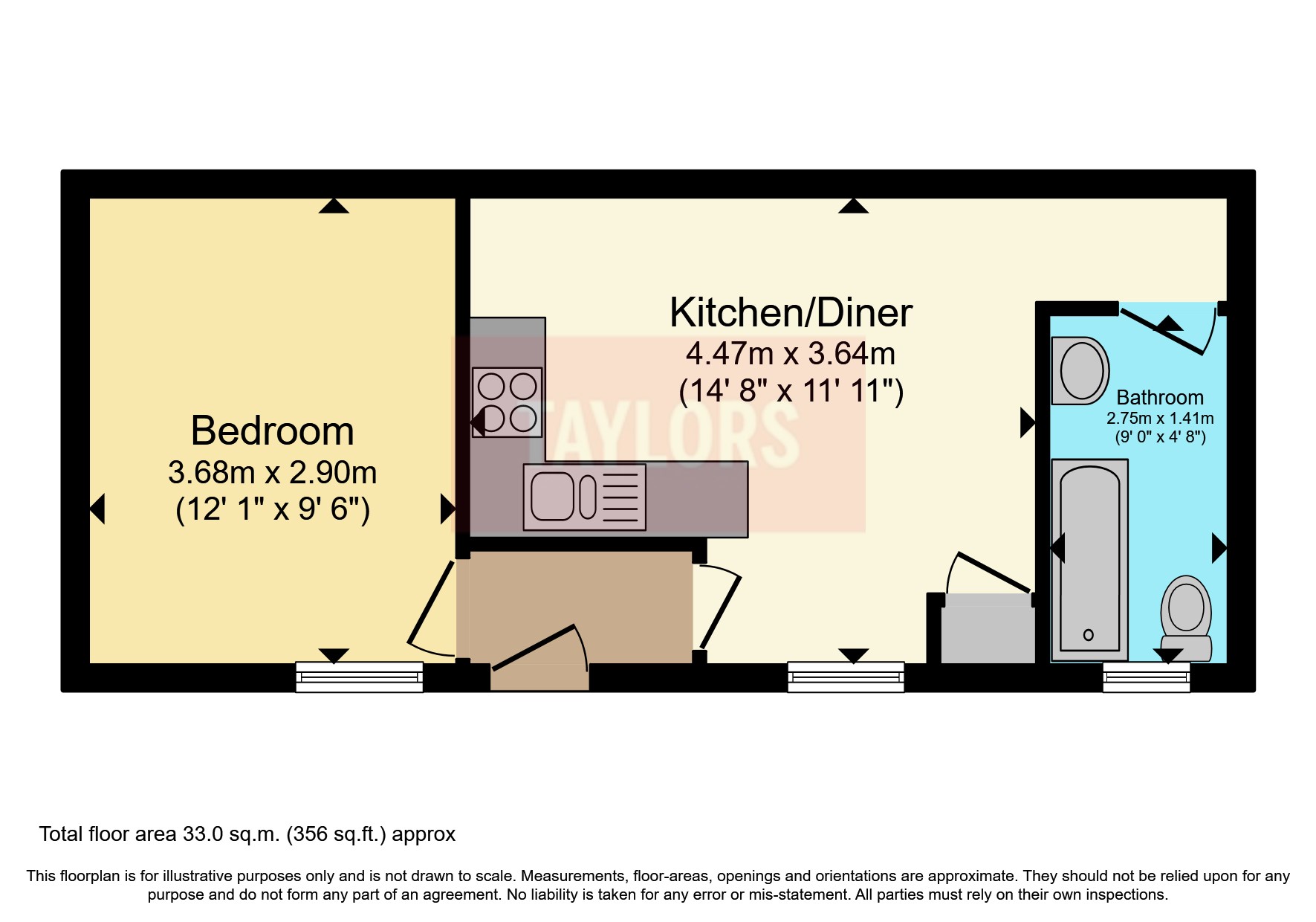58B, Bedford floorplan