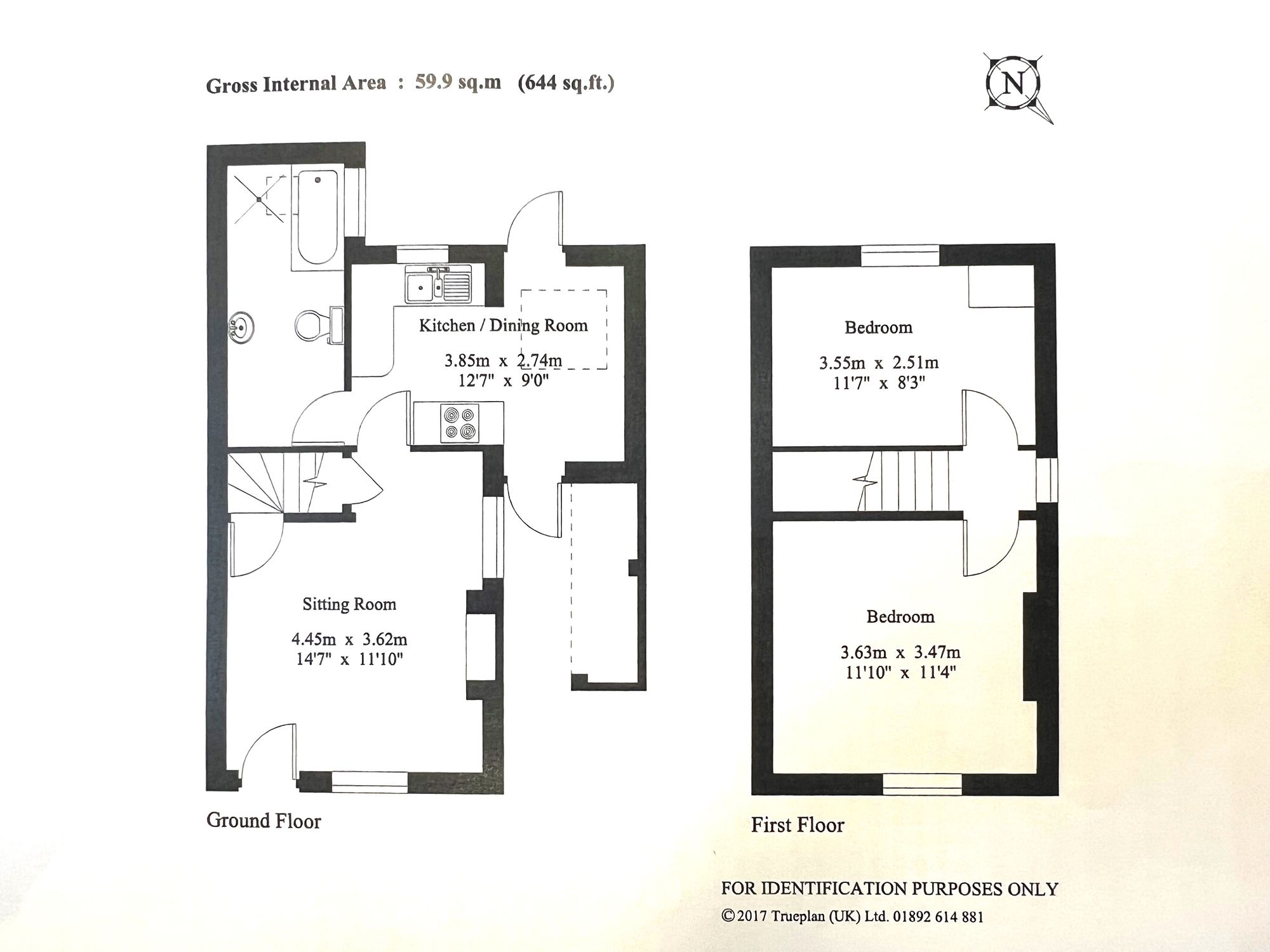 Box Cottage Station Road, Tunbridge Wells floorplan