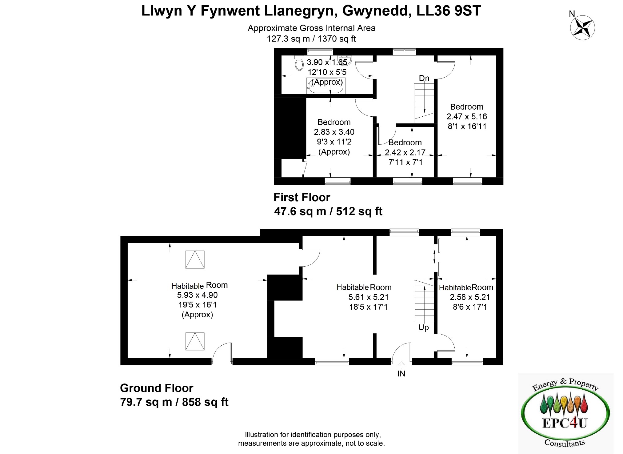 Llwyn Y Fynwent,, Llanegryn, Gwynedd floorplan