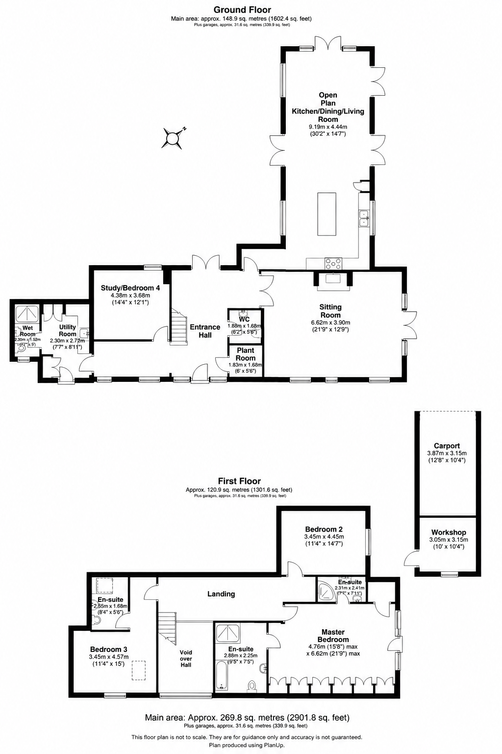 Honeysuckle House, 8A, Penn Lane, Melton Mowbray floorplan