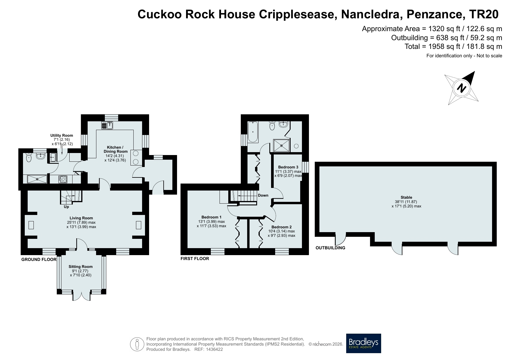 Cuckoo Rock House,, Cripplesease, Penzance floorplan