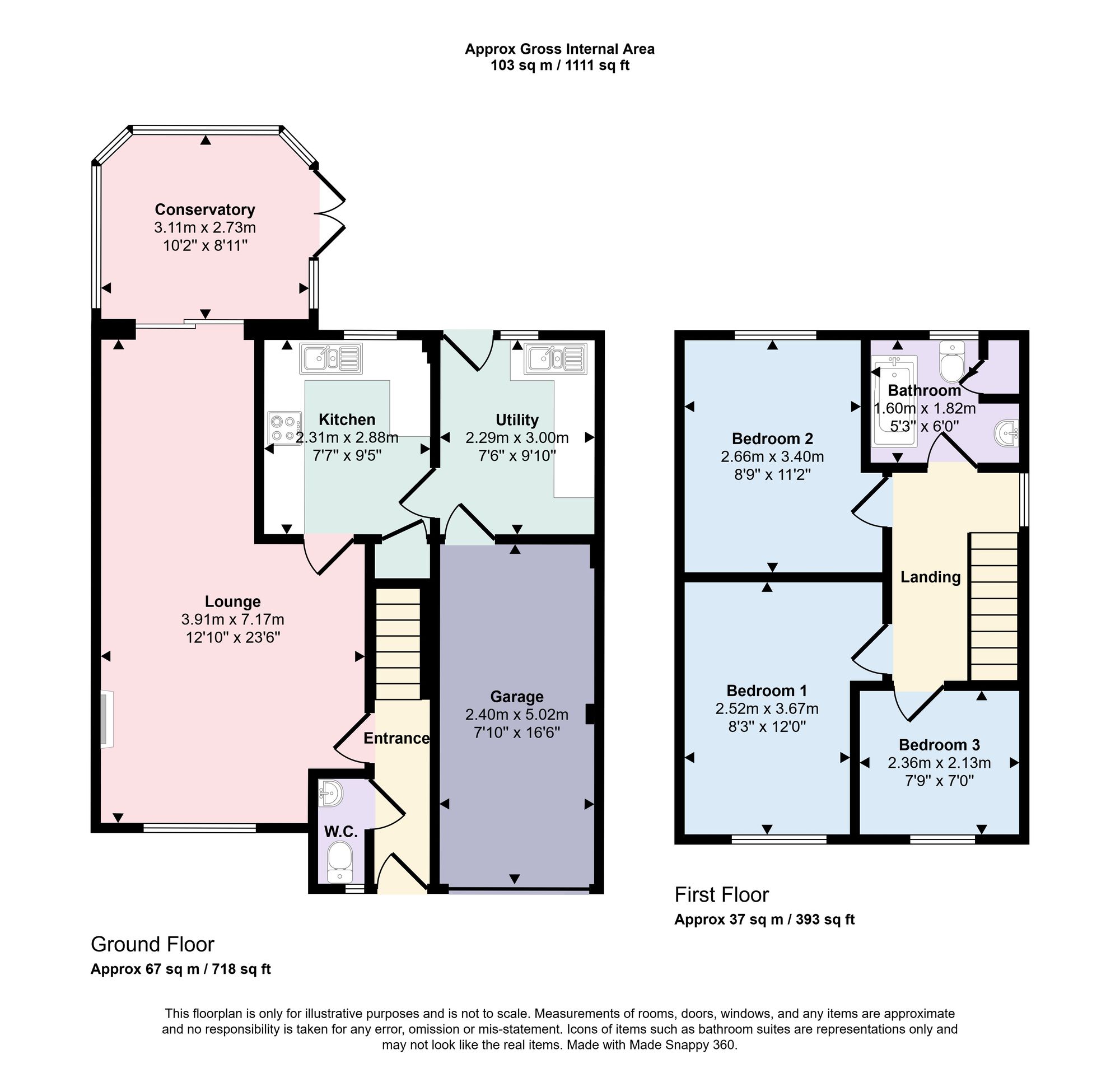 23 The Beeches, Eastleigh floorplan