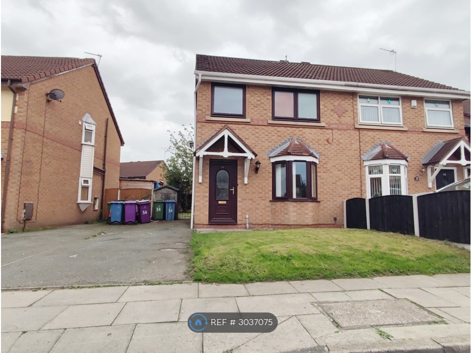 3-bed semi-detached on Sparrow Hall Road, Fazakerley, Liverpool, £248/mo