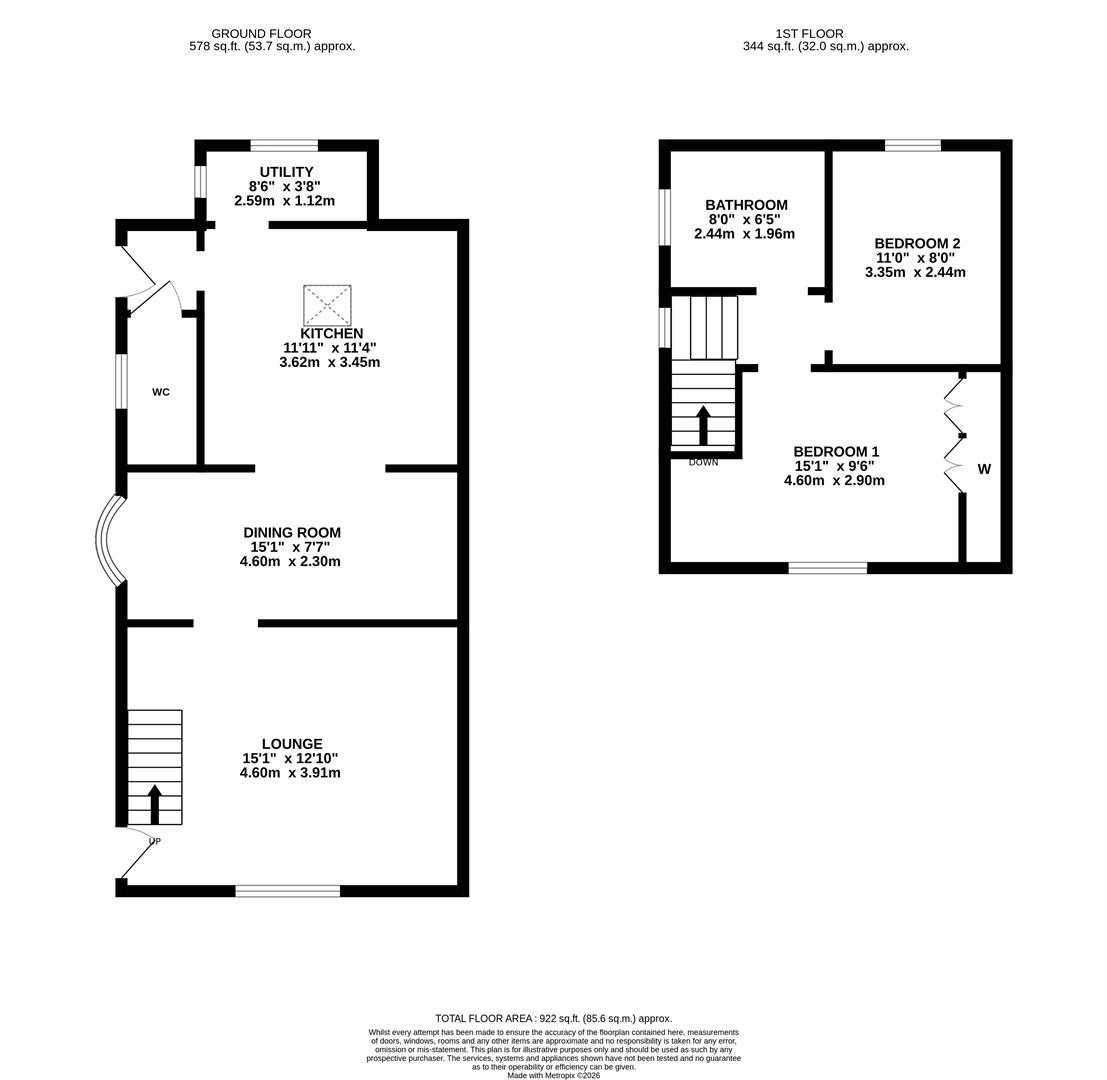3, Derringham Avenue, Hull floorplan