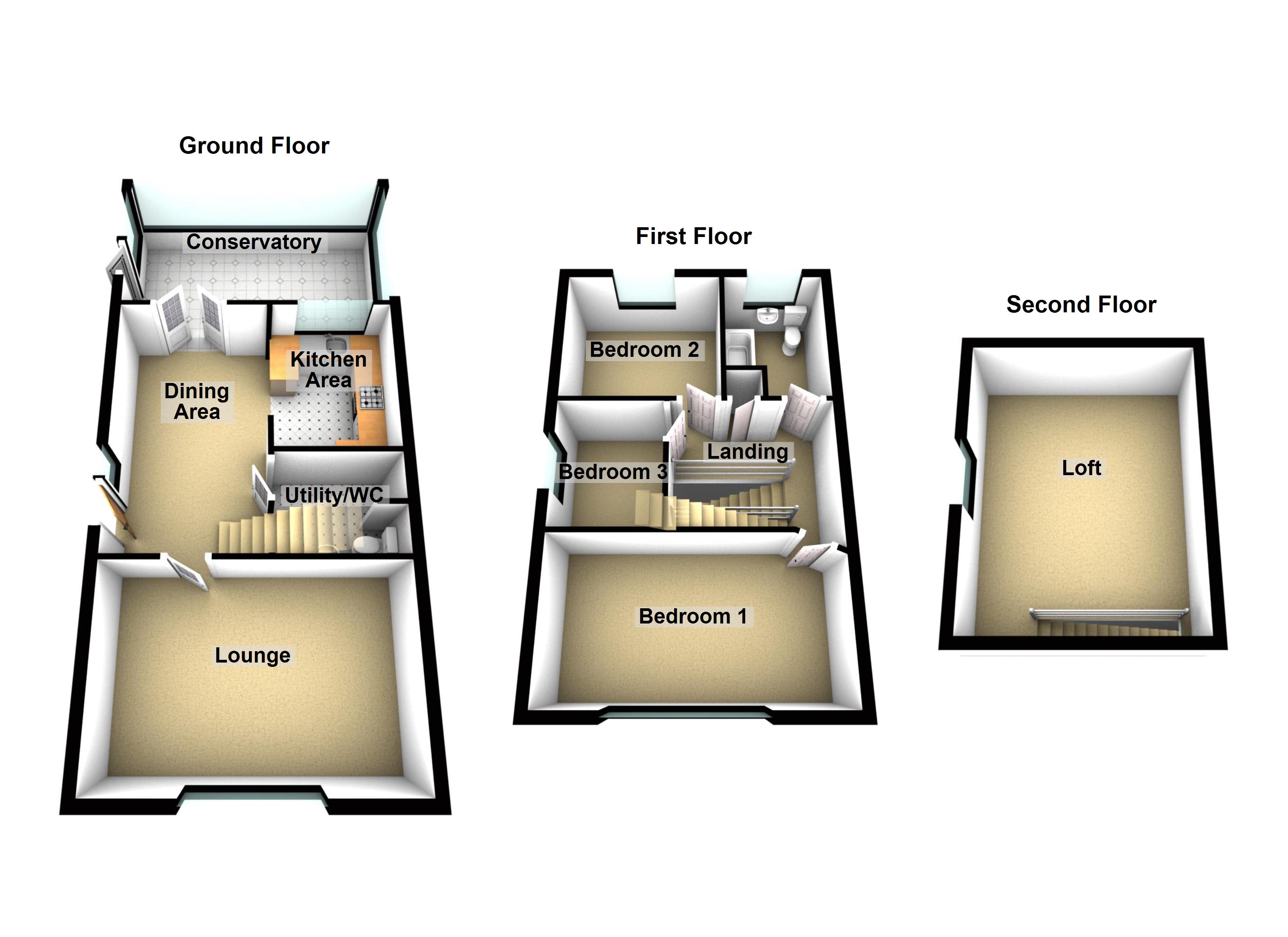 Tregorrick Road, Exhall, Coventry, Warwickshire CV7, 3 bedroom semi