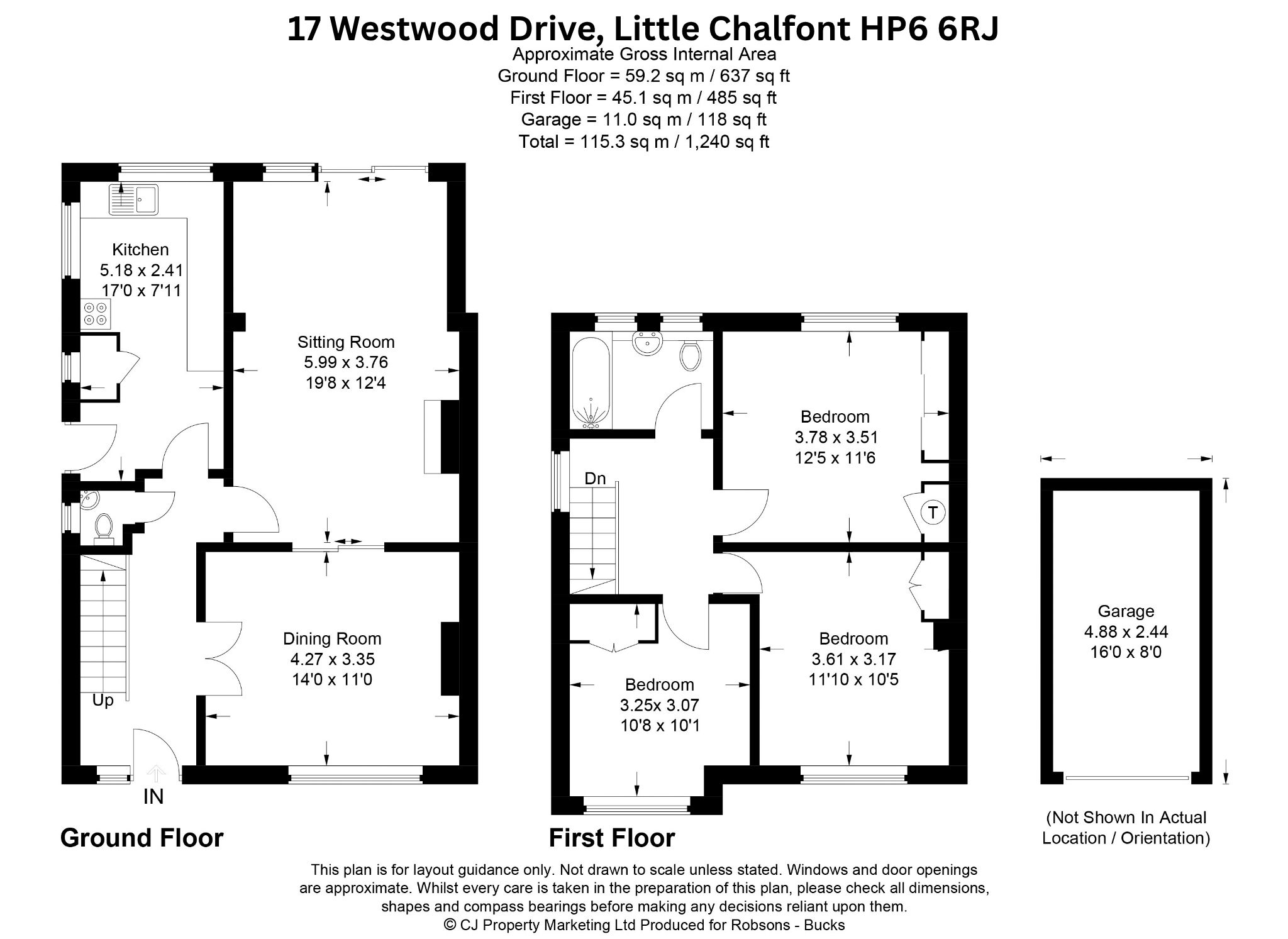 17 Westwood Drive, Little Chalfont, Amersham floorplan
