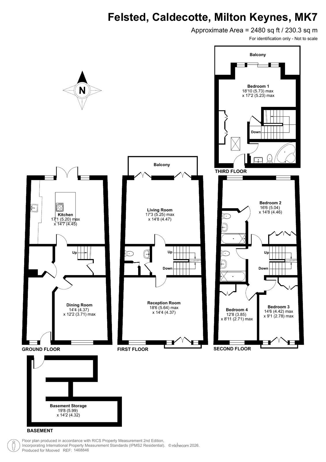4, Felsted, Milton Keynes floorplan