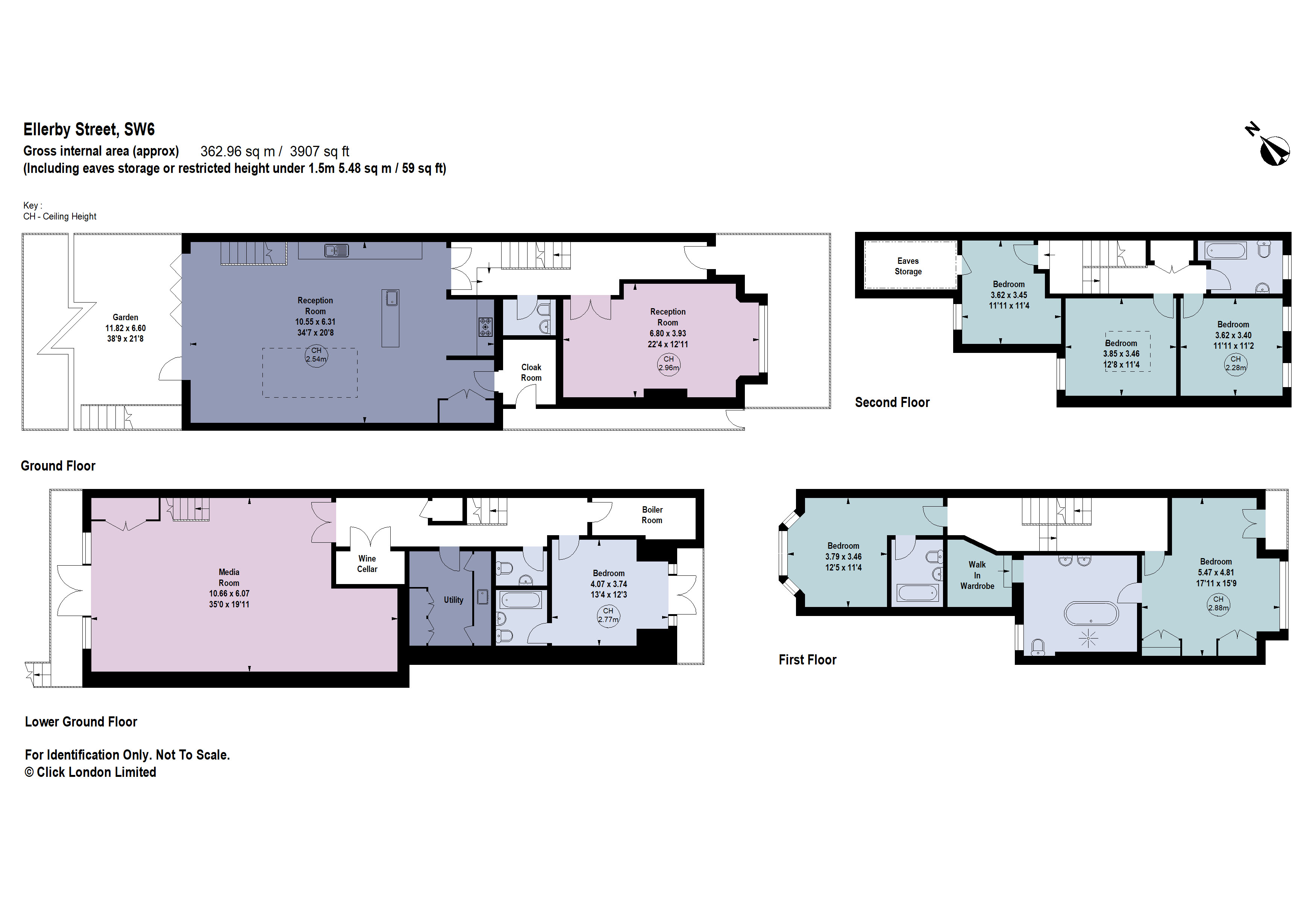 Ellerby Street, Park, London SW6, 6 bedroom semidetached house