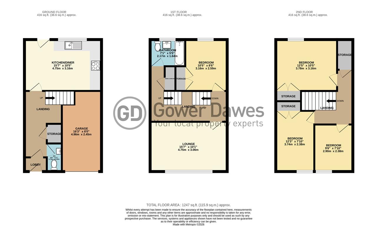 7, Crusader Close, Purfleet-on-Thames floorplan