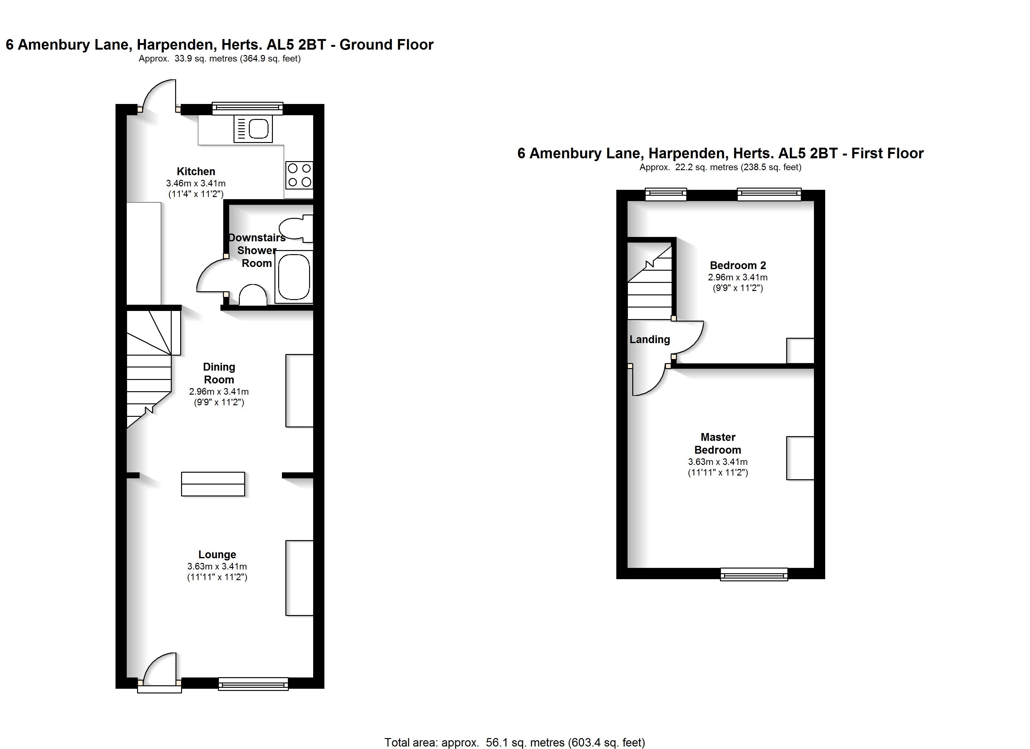 6, Amenbury Lane, Harpenden floorplan