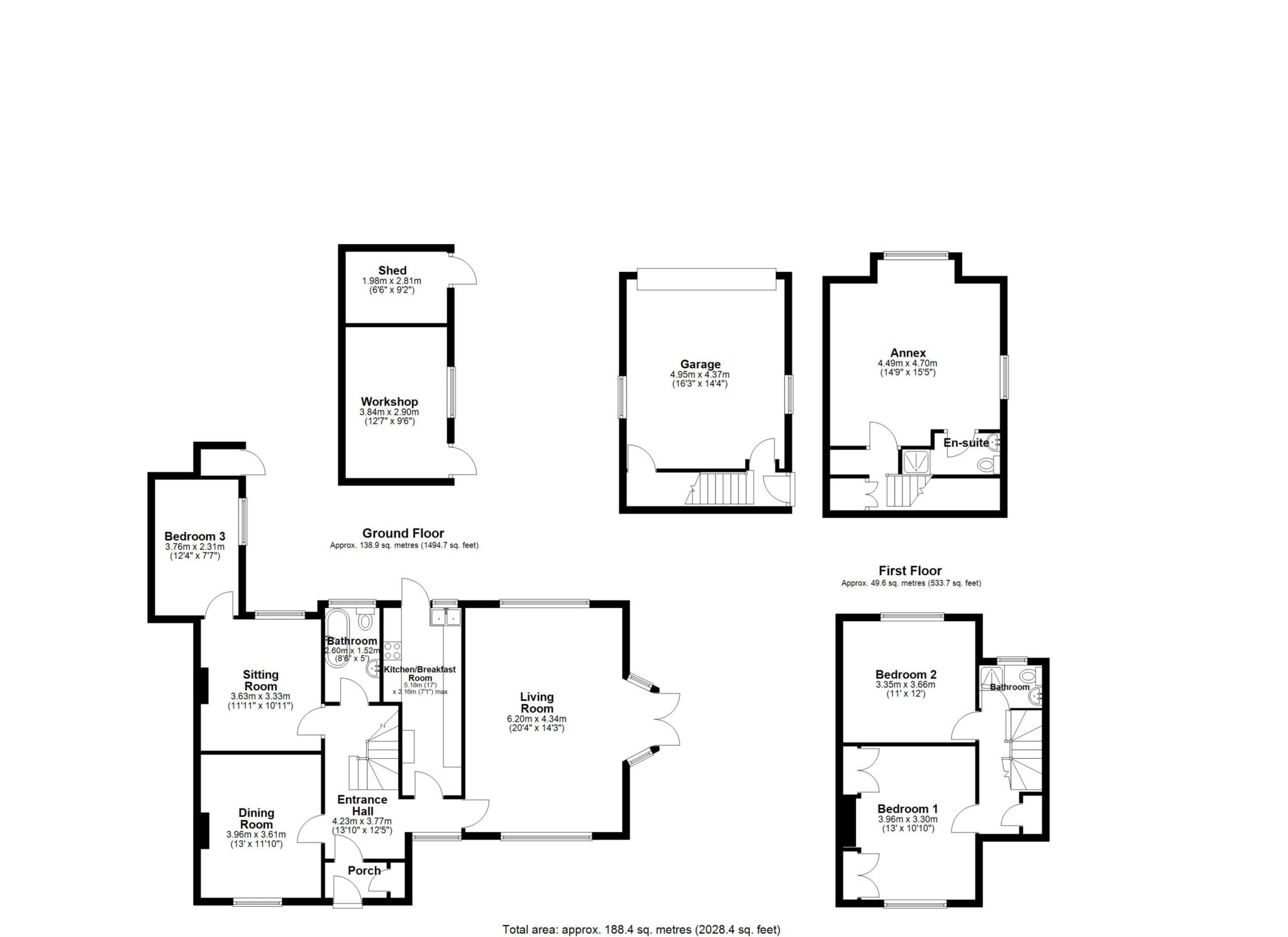 14, Woodlands Road, Sonning Common floorplan