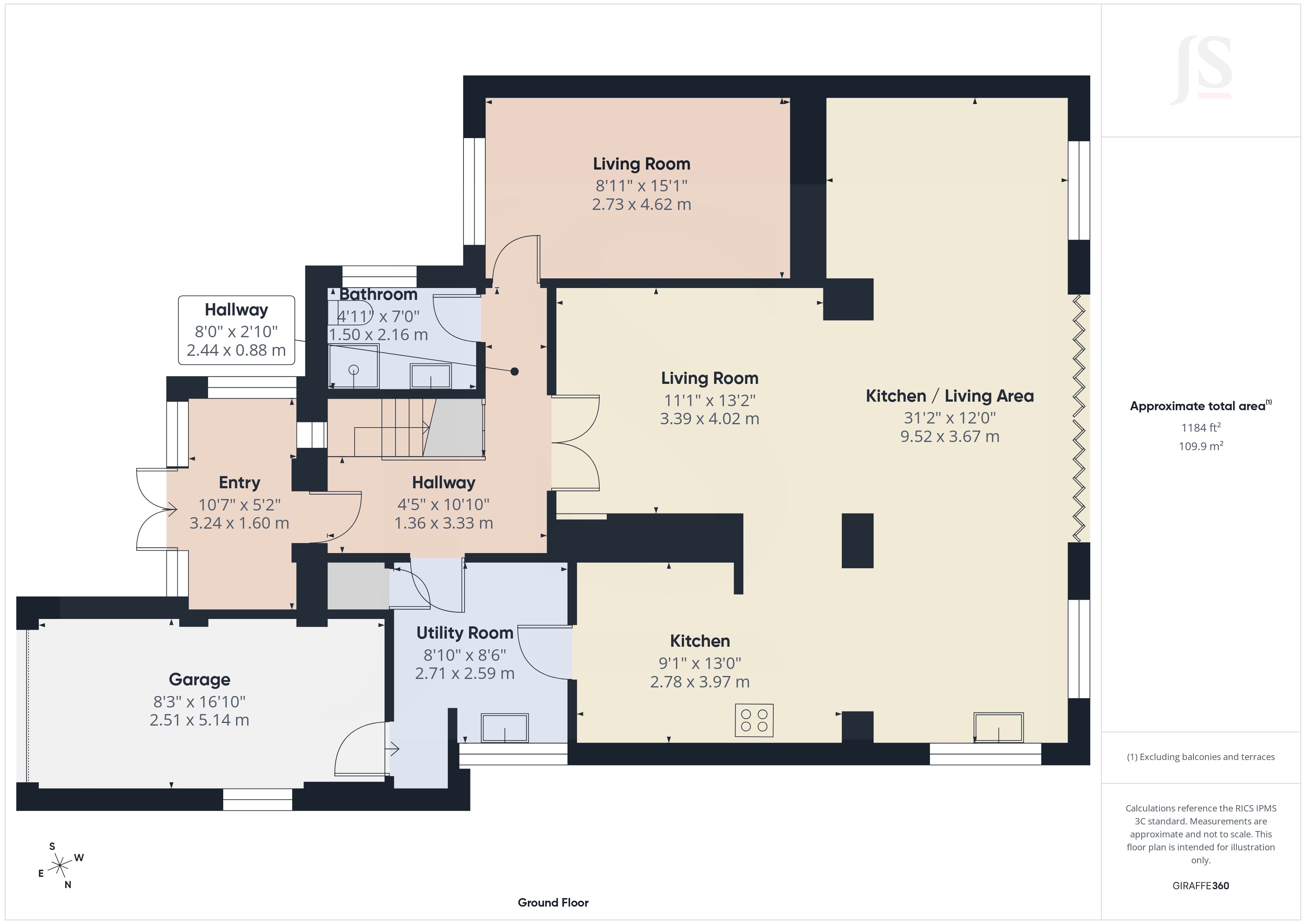 14, Arlington Close, Worthing floorplan
