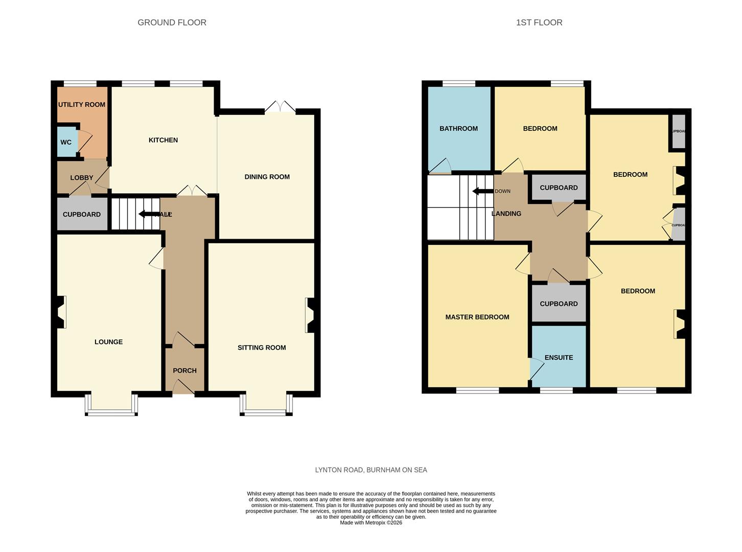 20, Lynton Road, Burnham-On-Sea floorplan