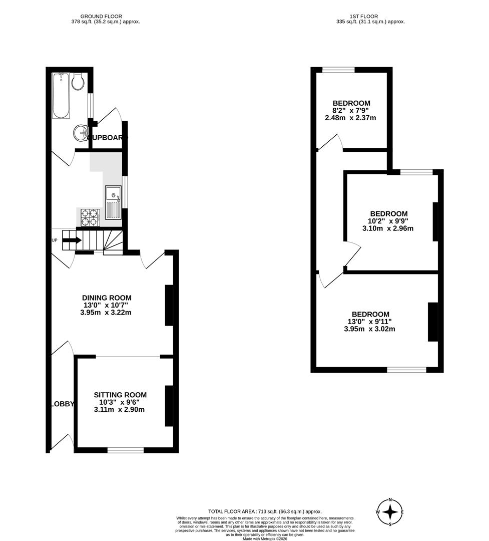 31, Howbury Street, Bedford floorplan