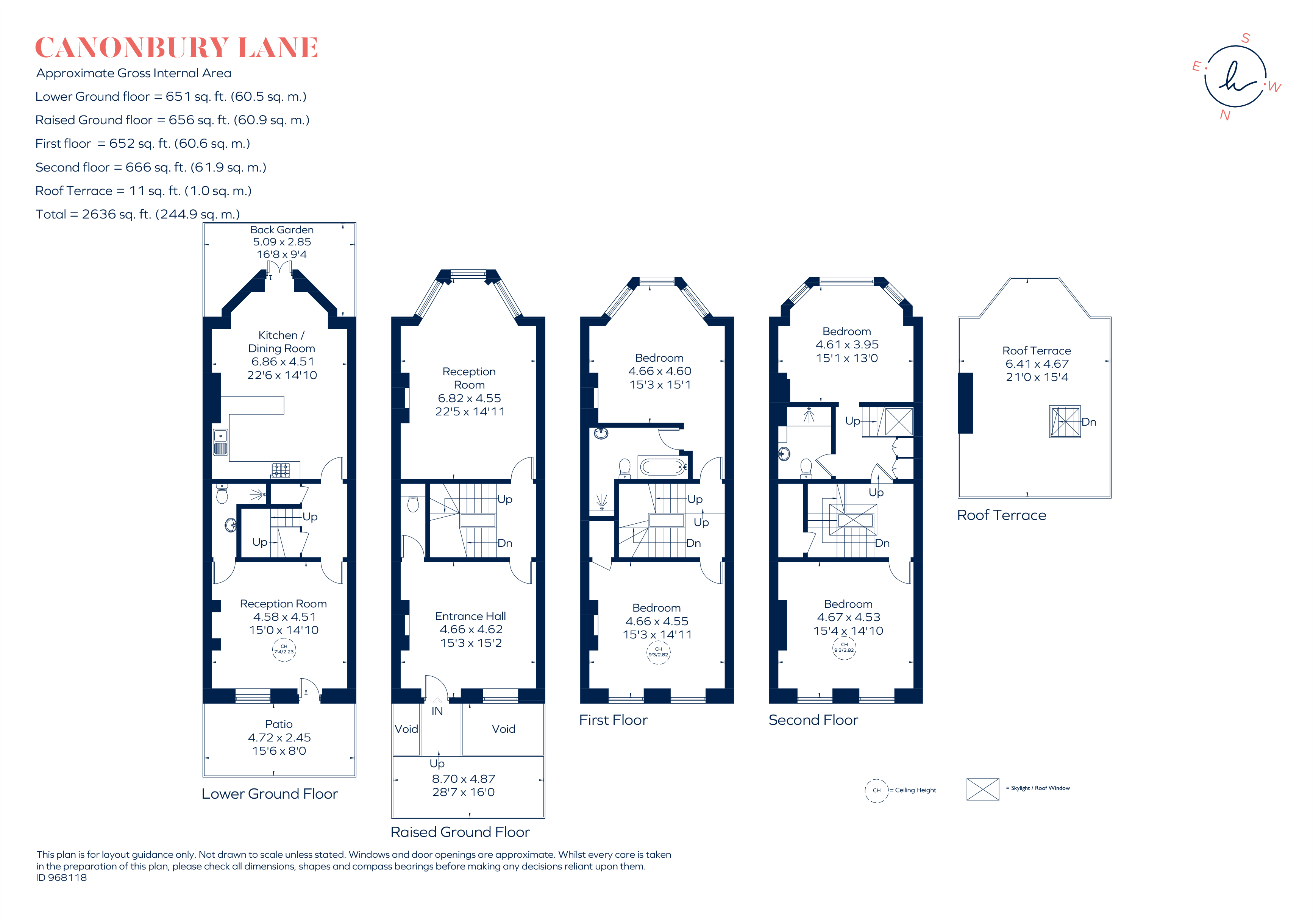 13A, Canonbury Lane, London floorplan