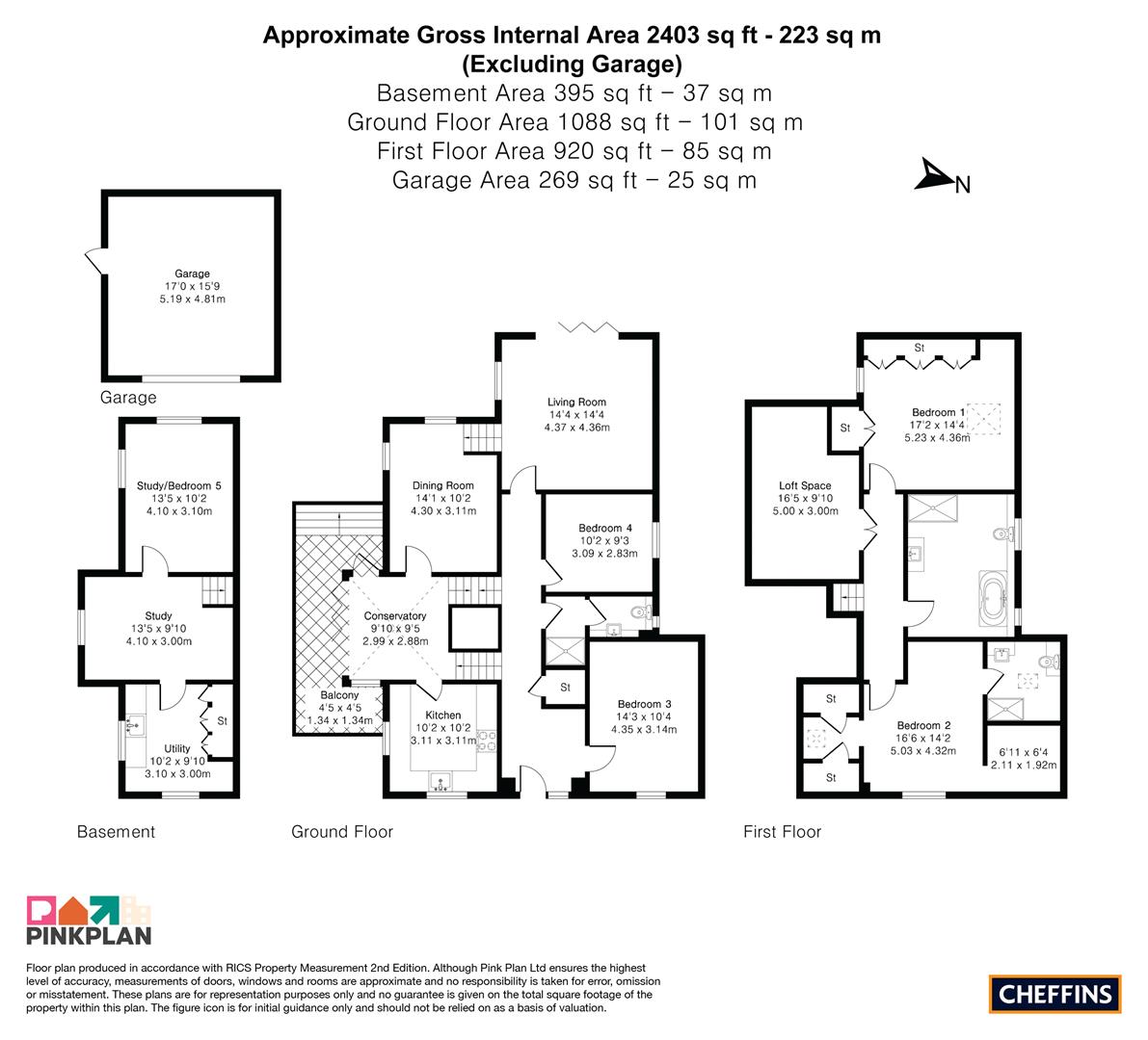 4 The Spinney, Birdwood Road, Cambridge floorplan