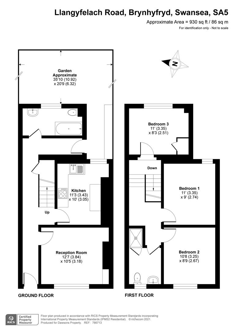 Llangyfelach Road, Brynhyfryd, Swansea SA5, 3 bedroom end terrace house