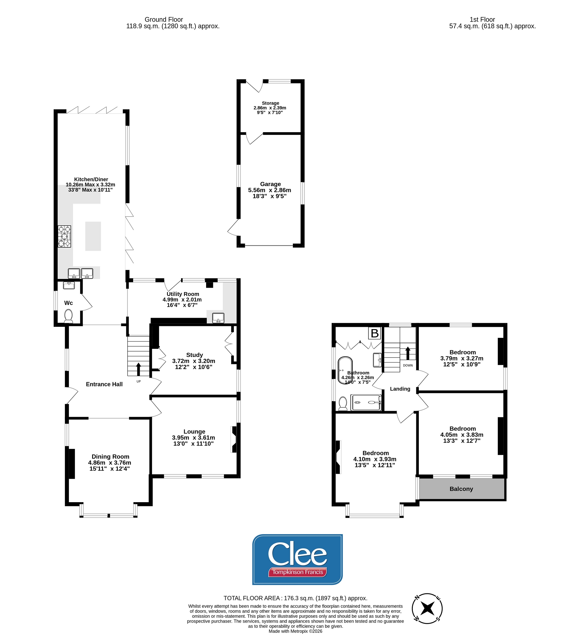 23, Towy Avenue, Llandovery floorplan