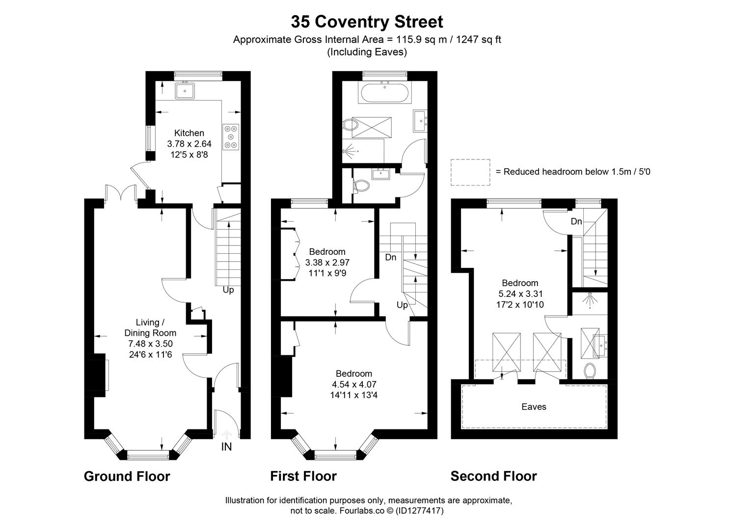 35, Coventry Street, Brighton floorplan
