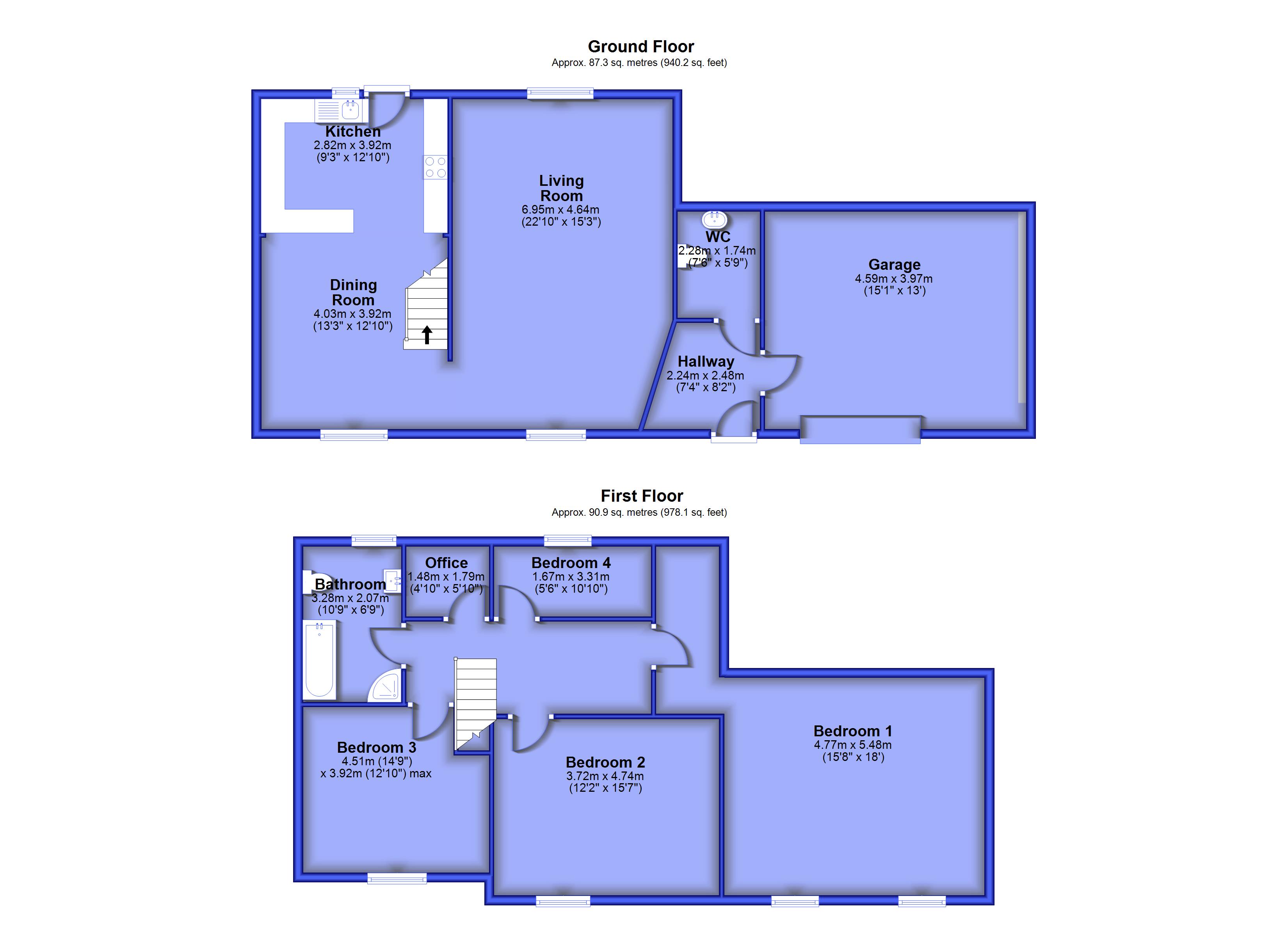 60, Mill Hill, Accrington floorplan