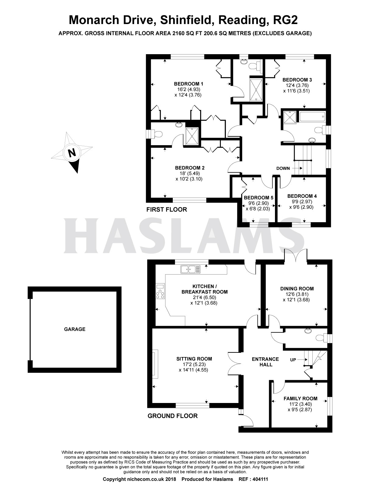 5 Bedrooms Detached house for sale in Monarch Drive, Shinfield, Reading RG2