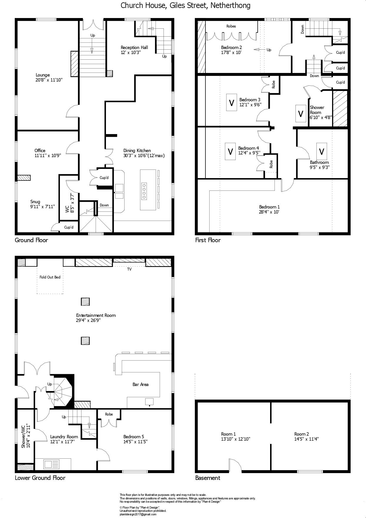 Church House,, Giles Street, Holmfirth floorplan