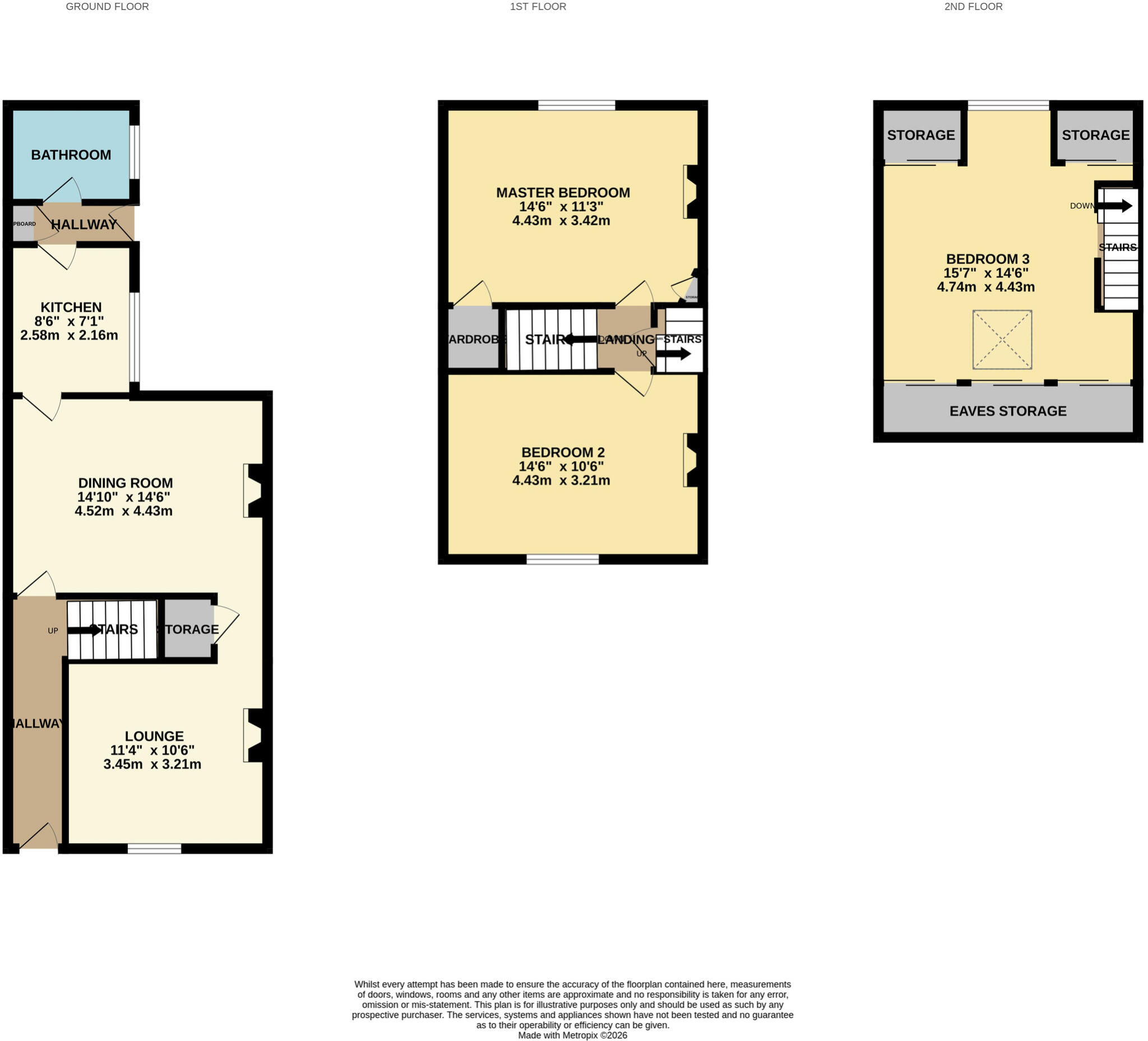 38, Grove Road, Portland floorplan