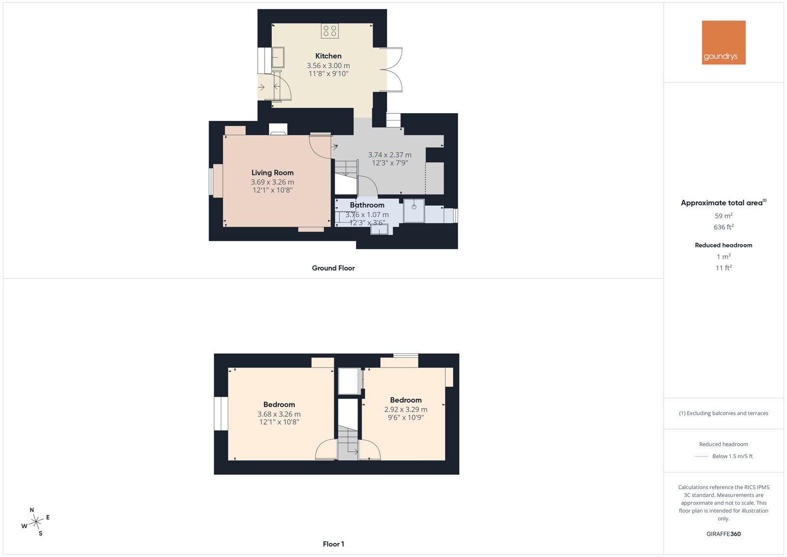 22,Blythe Cottage, St. Agnes floorplan