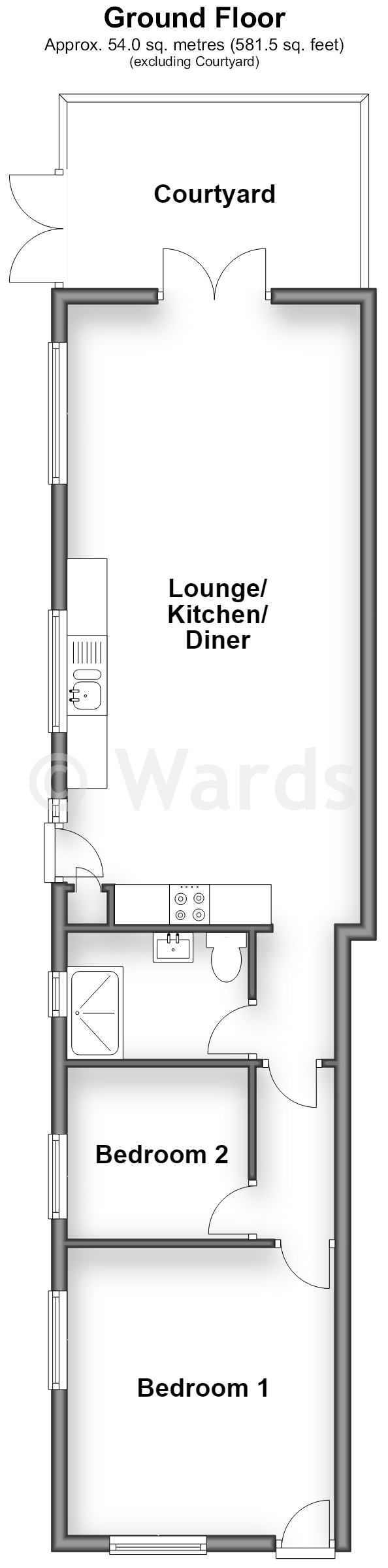 59, High Street, Canterbury floorplan