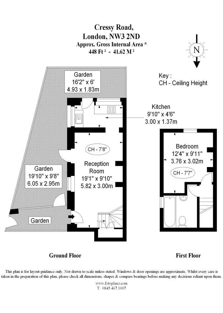 1 Bedrooms Semi-detached house to rent in Cressy Road, London NW3