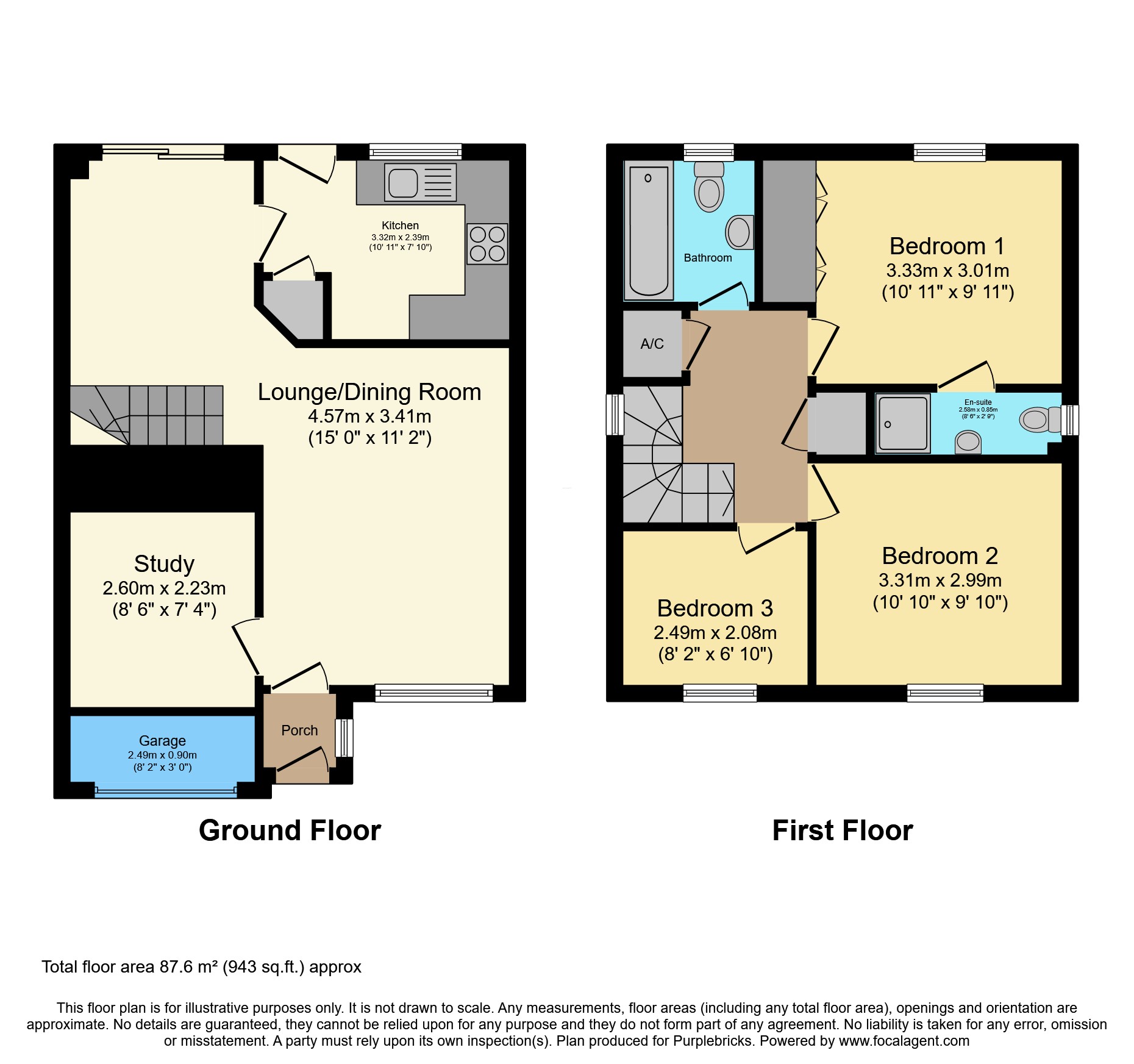 21, Willowherb Close, Chatham floorplan