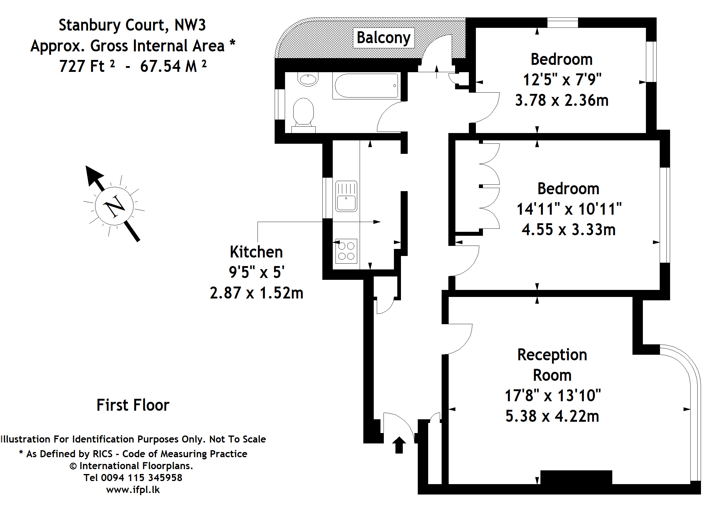 Stanbury Court, Haverstock Hill, London, NW3 floorplan