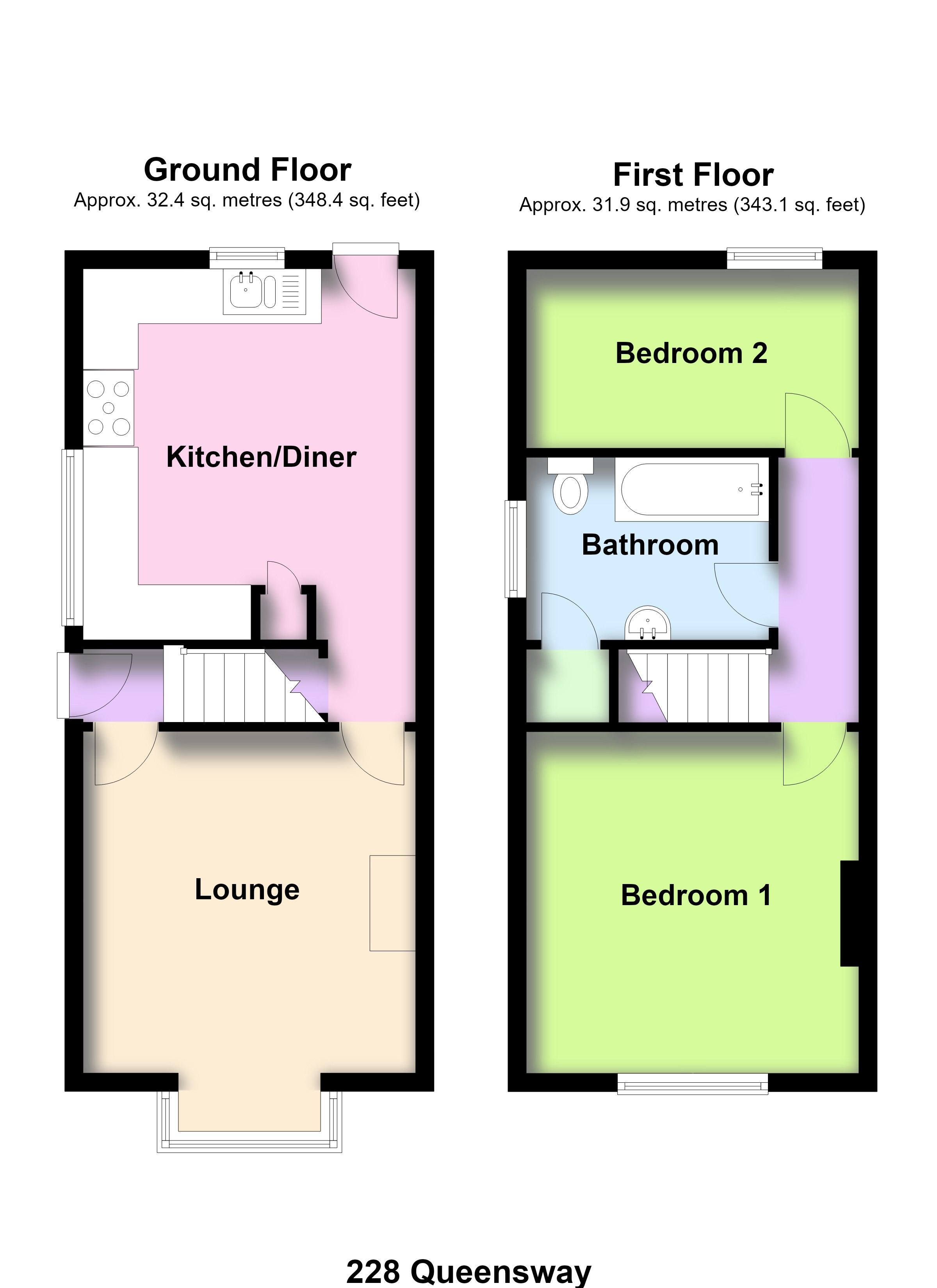 Queensway, Scunthorpe floorplan