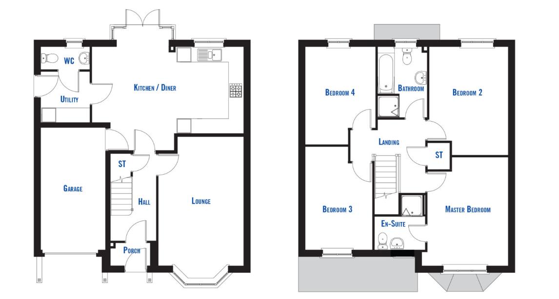 2, Rosewood Gardens, East Sleekburn floorplan