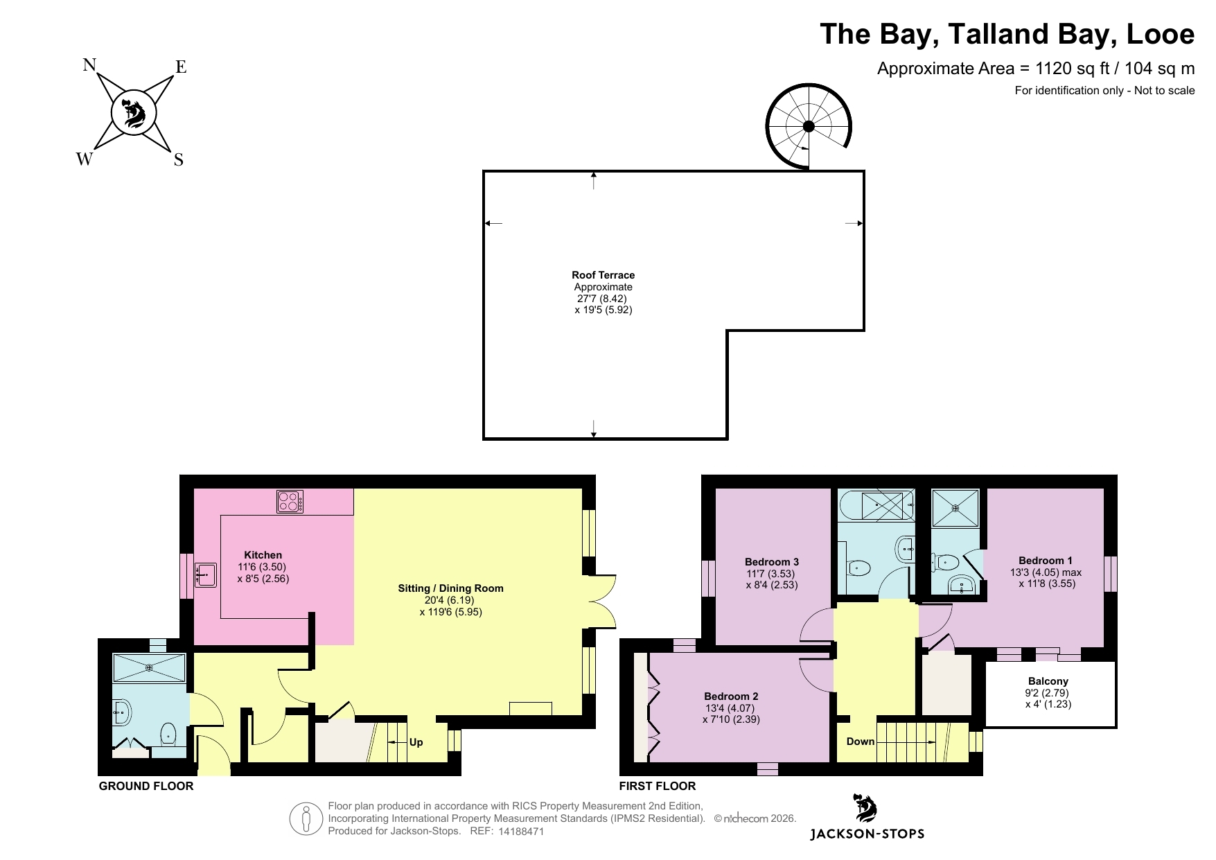 1 The Bay,, Talland Bay, Cornwall floorplan