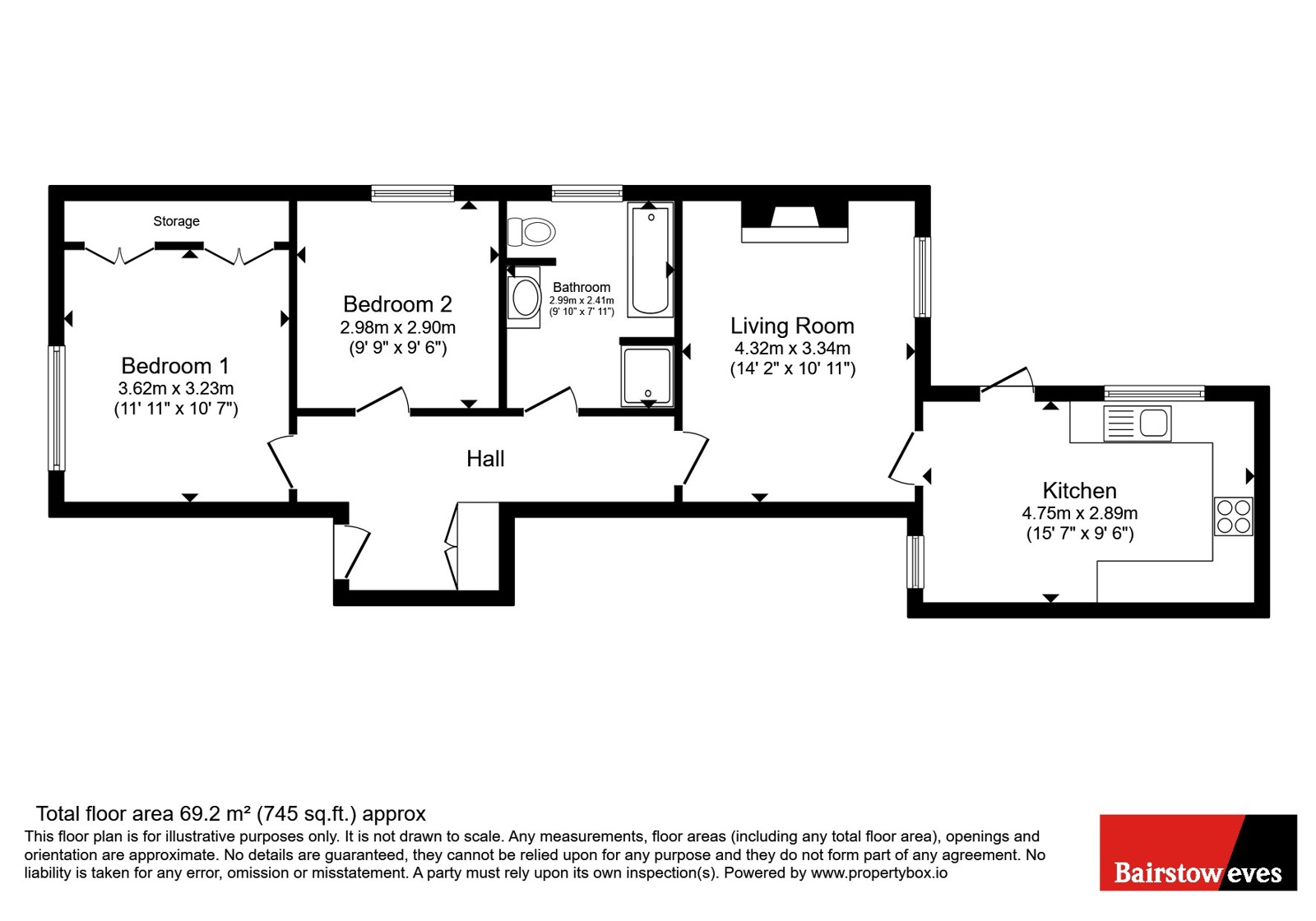 72, Frinton Road, Frinton-on-Sea floorplan