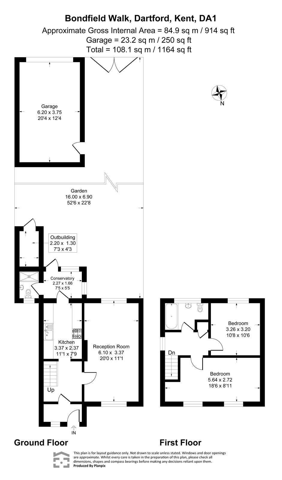 11, Bondfield Walk, Kent floorplan