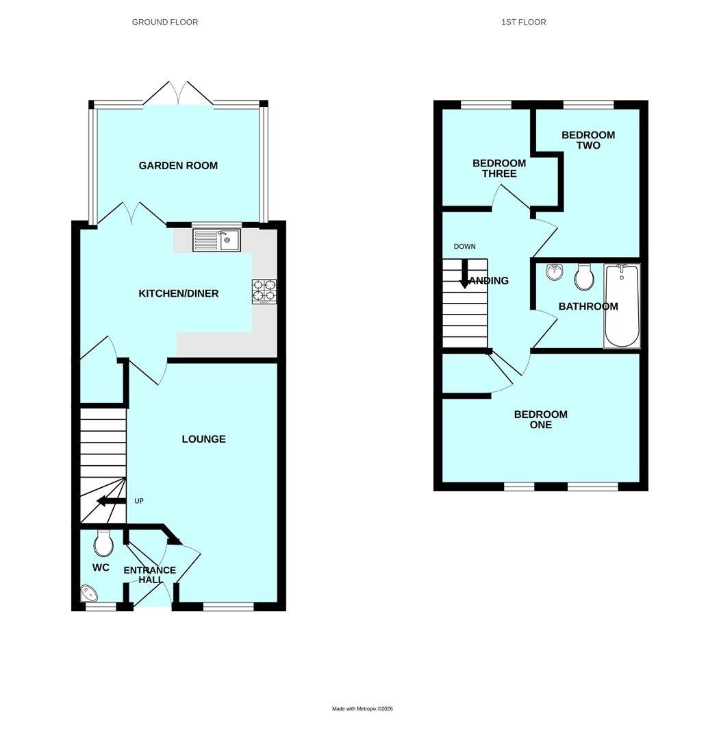6, Osmand Gardens, Plymouth floorplan