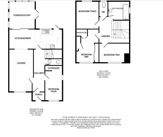 7, Banyard Way, Rochford floorplan