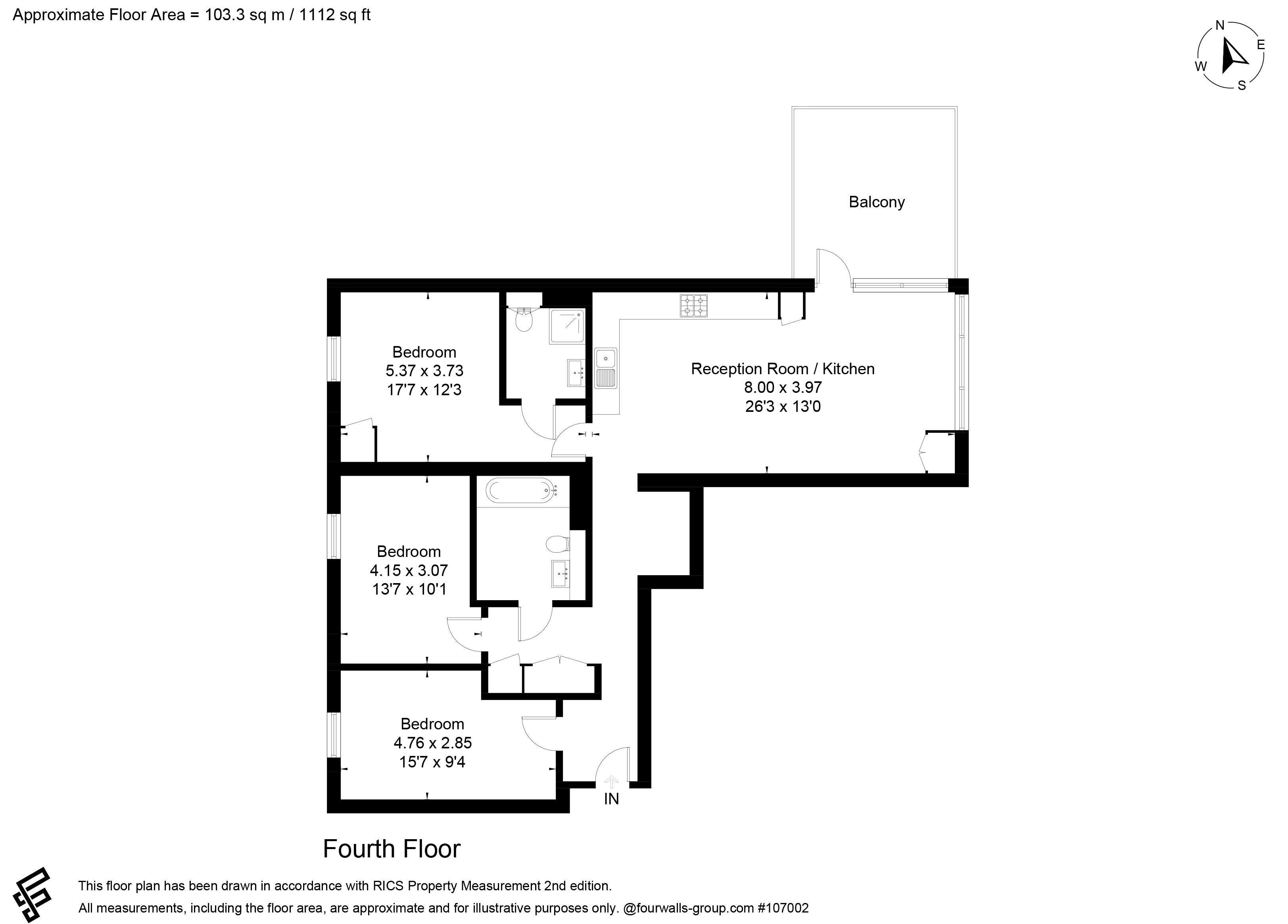 38 Mirabelle Gardens, Stratford floorplan