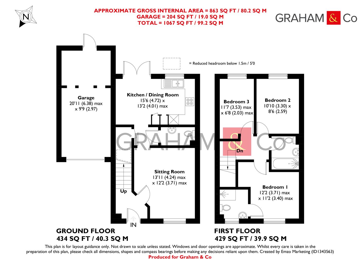 Blackthorn Road, Andover floorplan