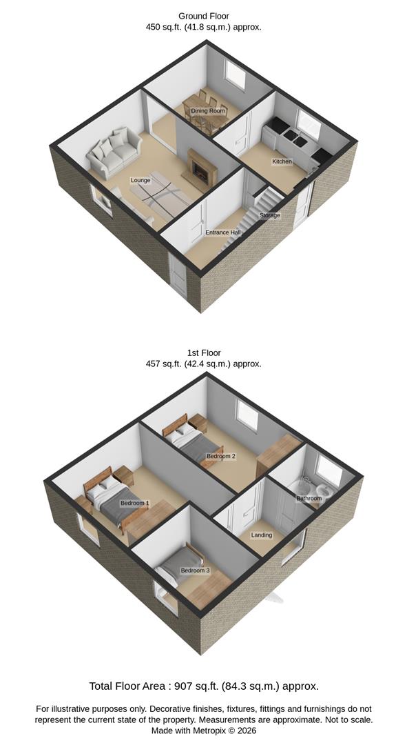 12, Nantygro, Llanelli floorplan
