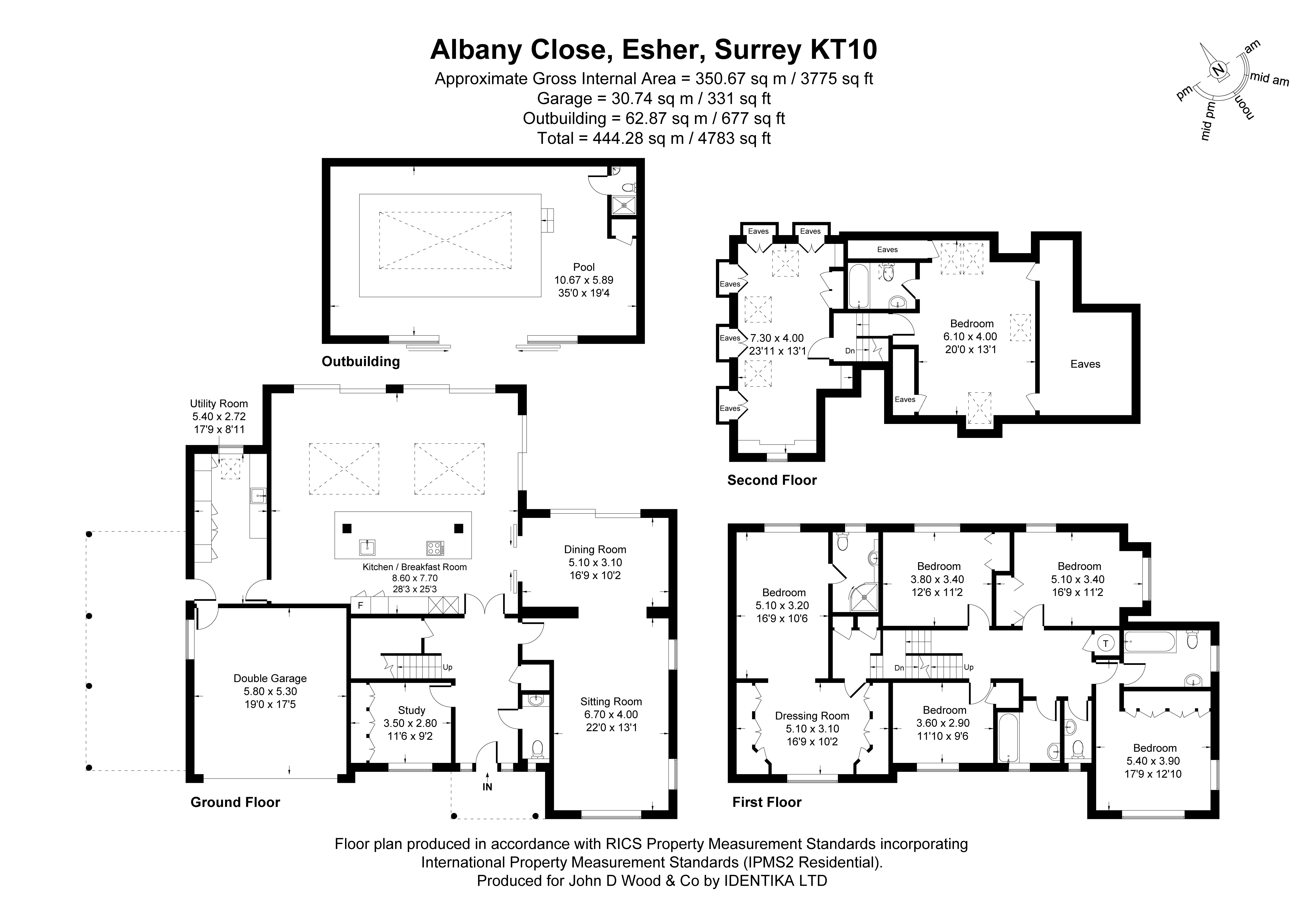 20, Albany Close, Surrey floorplan